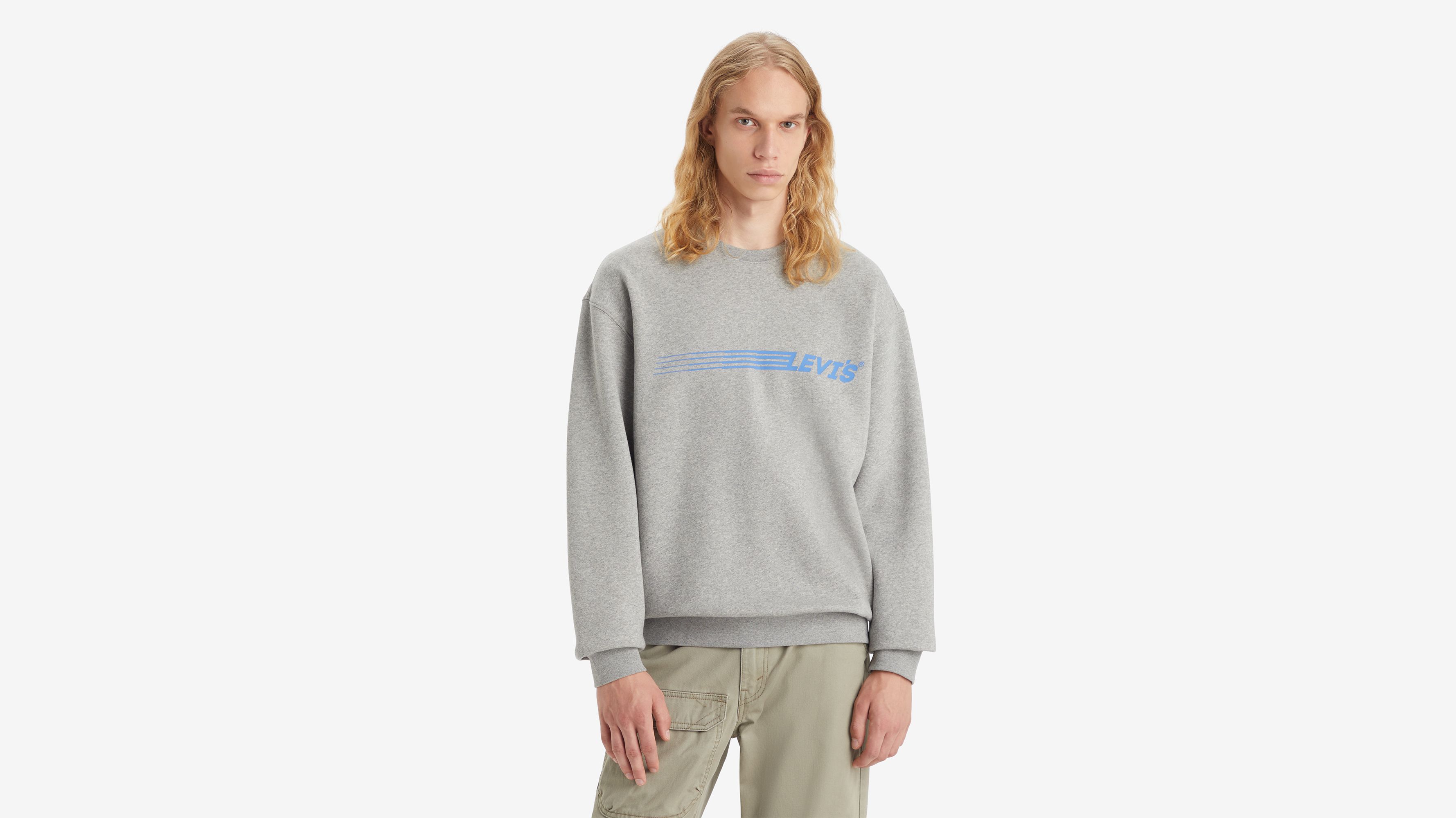 Relaxed Fit Sweatshirt mit Rundhalsausschnitt und Grafik 1