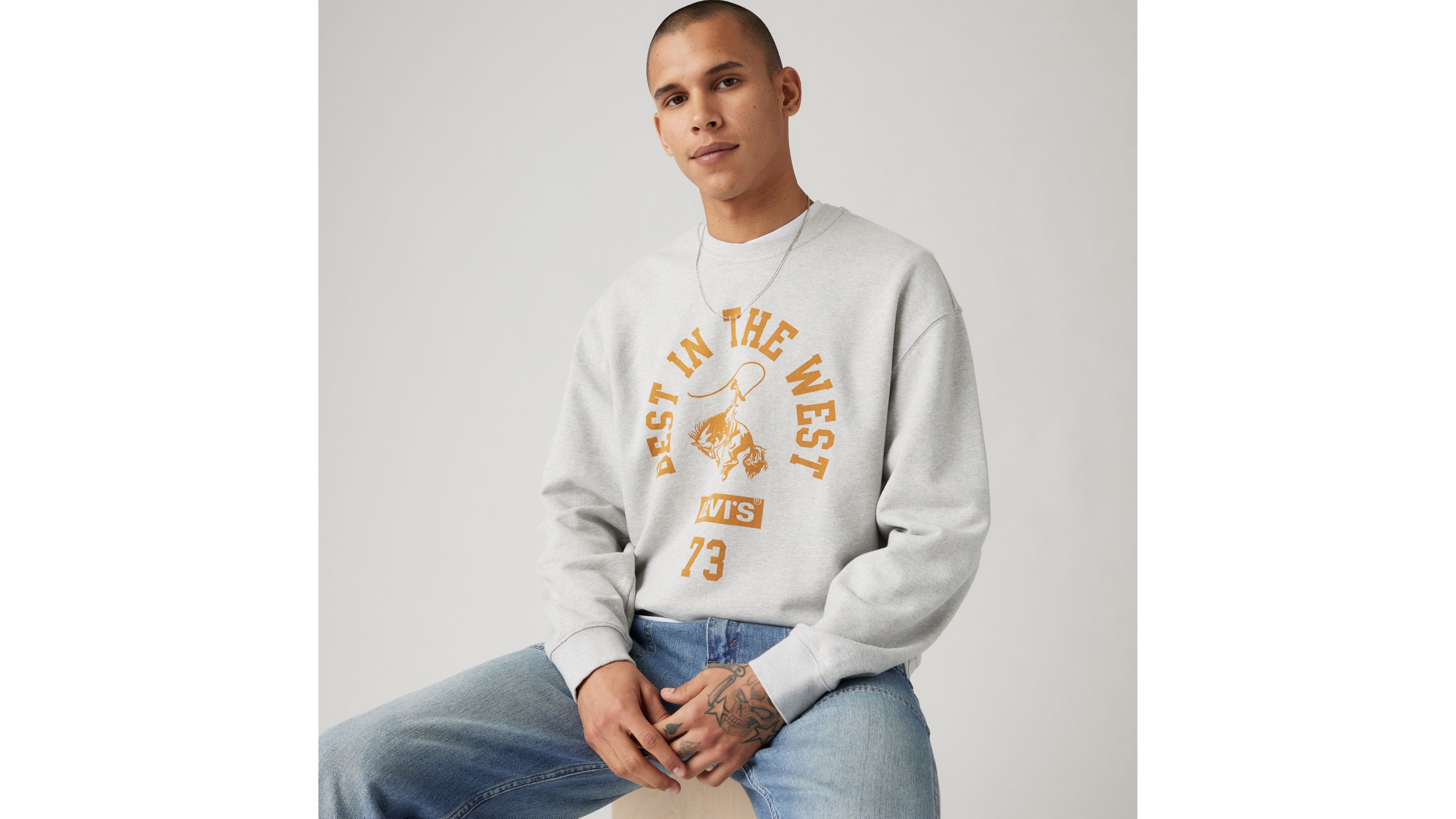 トップス GAGAN ludas Graphic Sweat pullover GAGAN ludas Graphic Sweat pullover