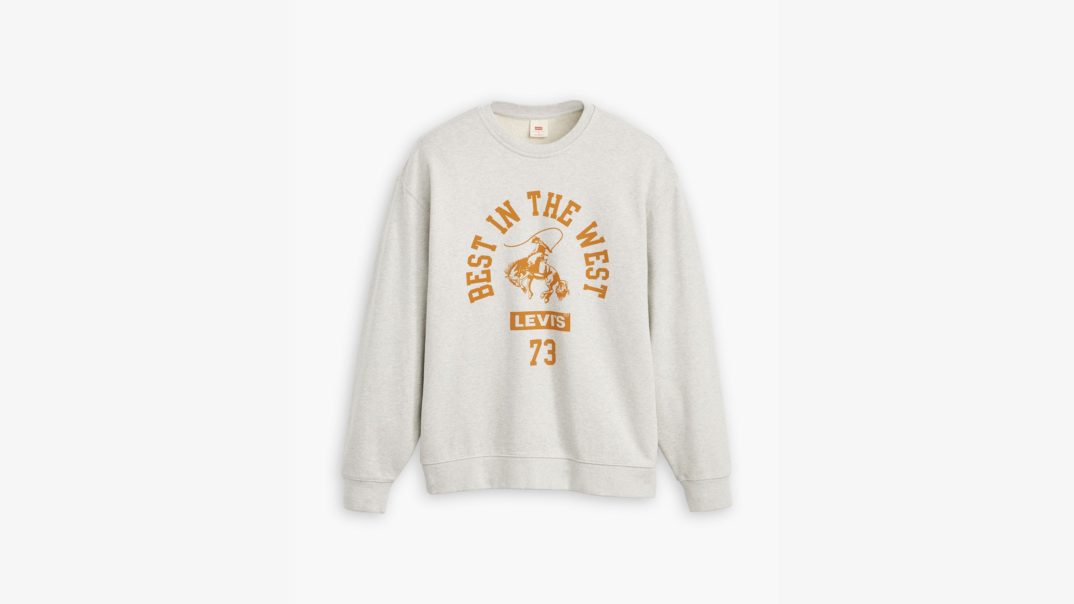 Relaxed Graphic Crewneck Sweatshirt