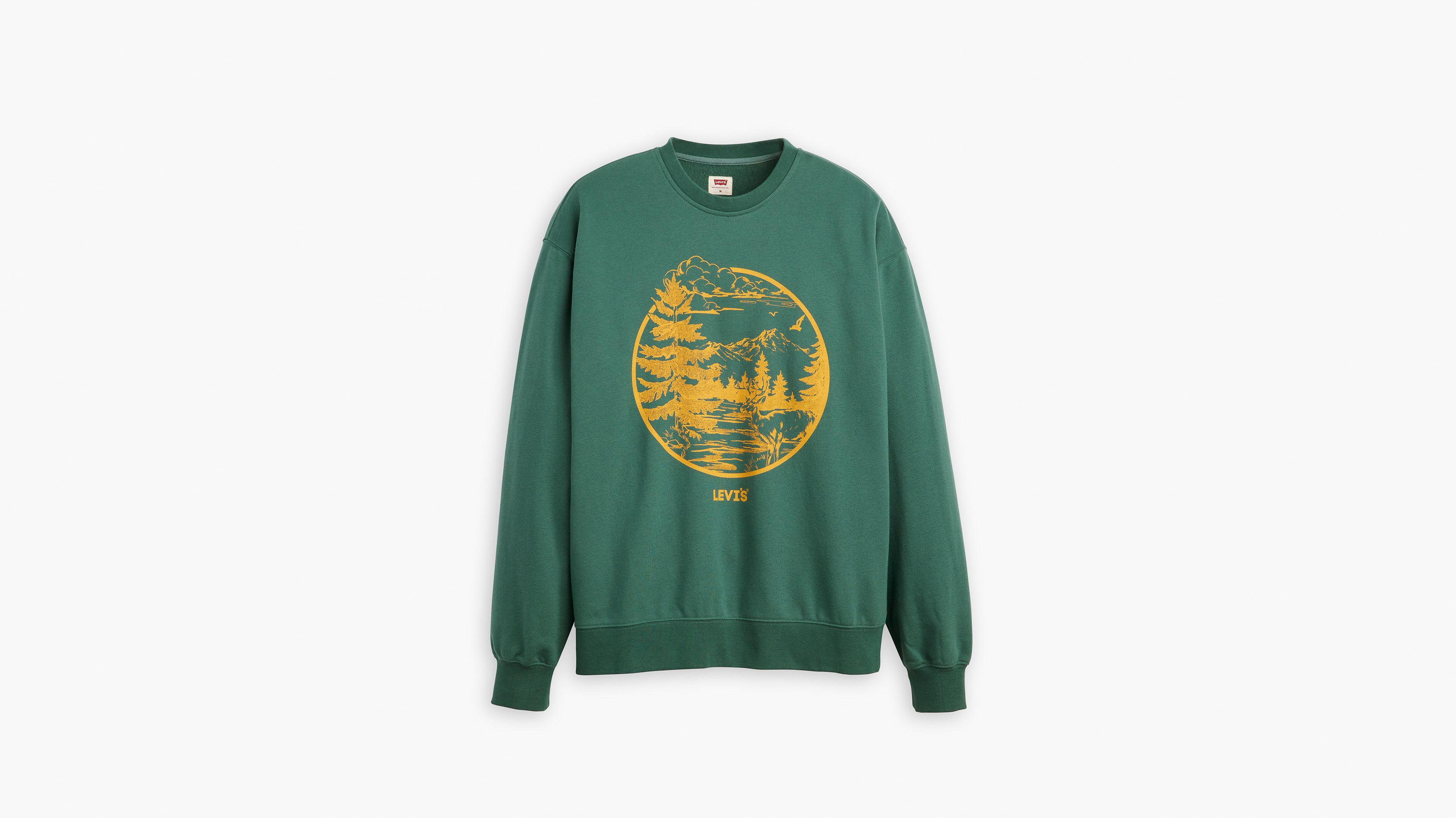 Relaxed Graphic Crewneck Sweatshirt