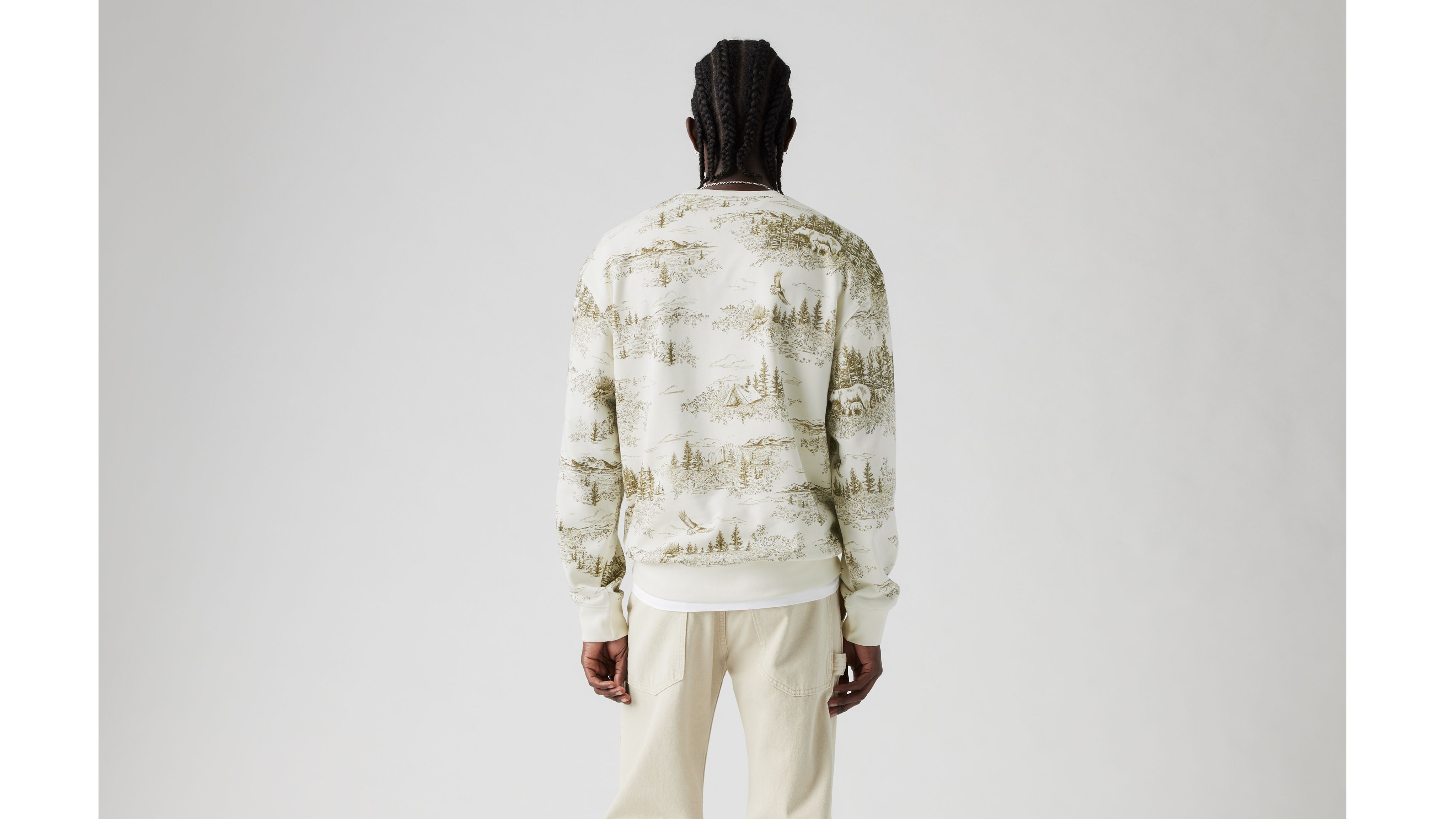 Relaxed Graphic Crewneck Sweatshirt 3