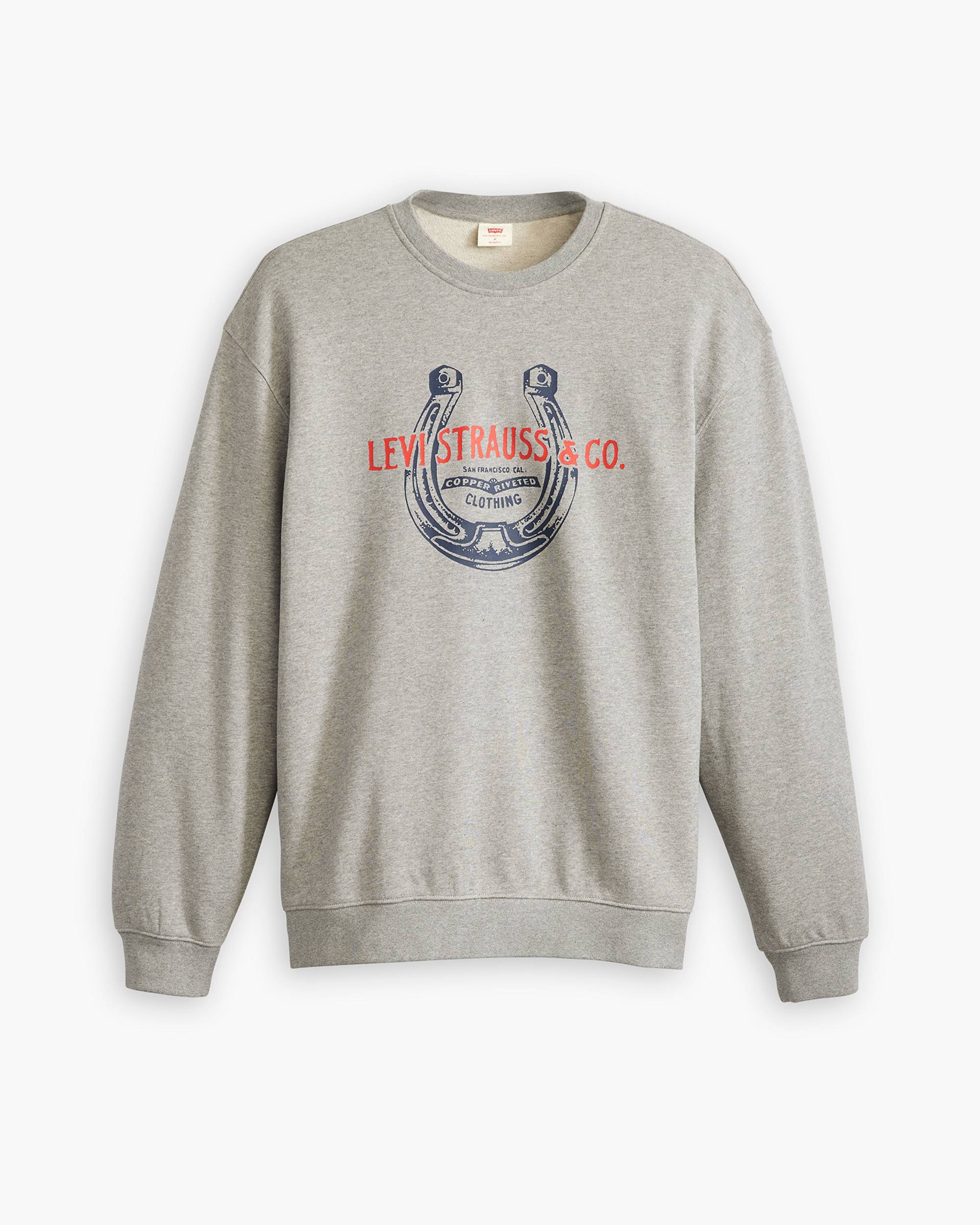 Relaxed Graphic Crewneck Sweatshirt - Grey | Levi's® KZ Relaxed Graphic Crewneck Sweatshirt - Grey | Levi's® KZ