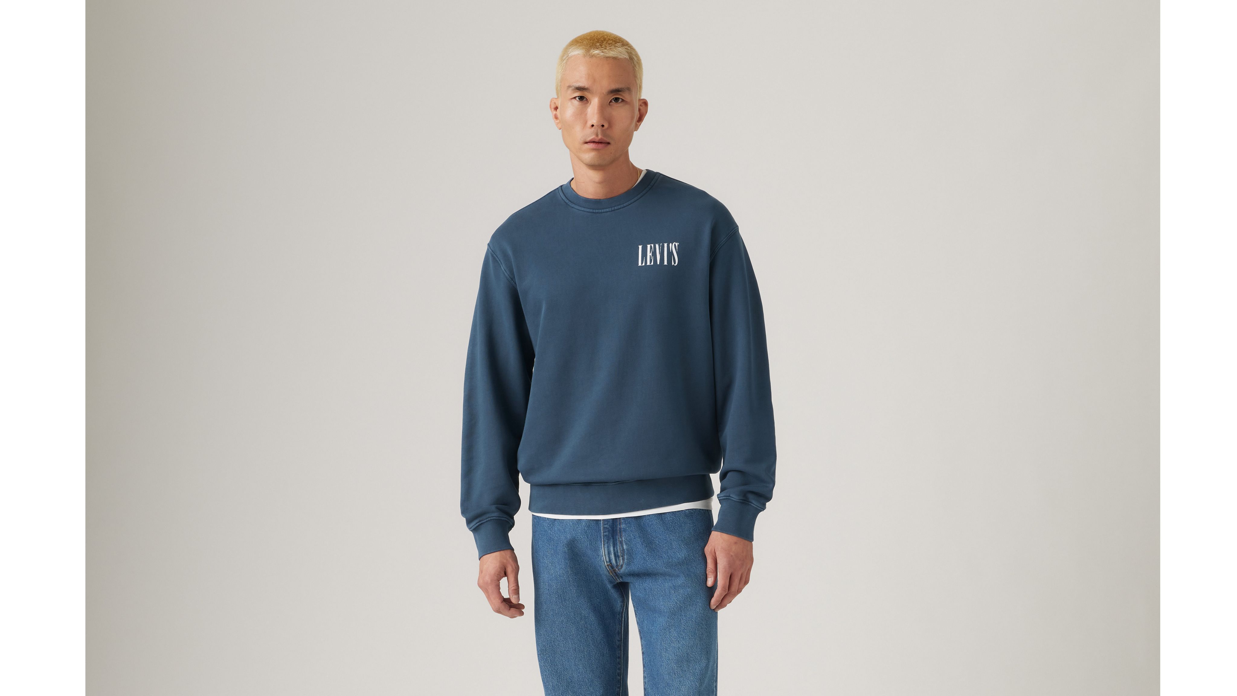 Relaxed Graphic Crewneck Sweatshirt 1