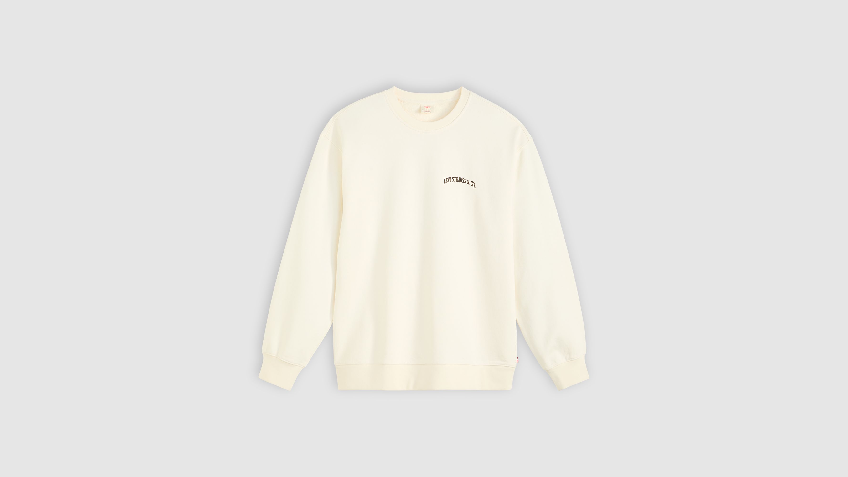 Levi's Relaxed Graphic Crewneck Sweatshirt In Neutral