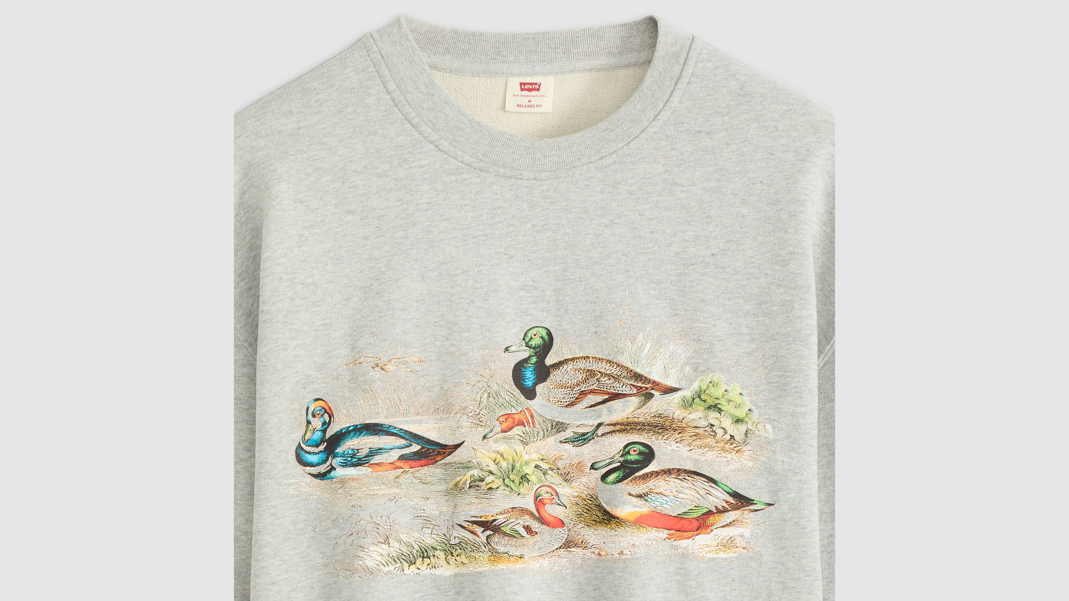 Relaxed Graphic Crewneck Sweatshirt