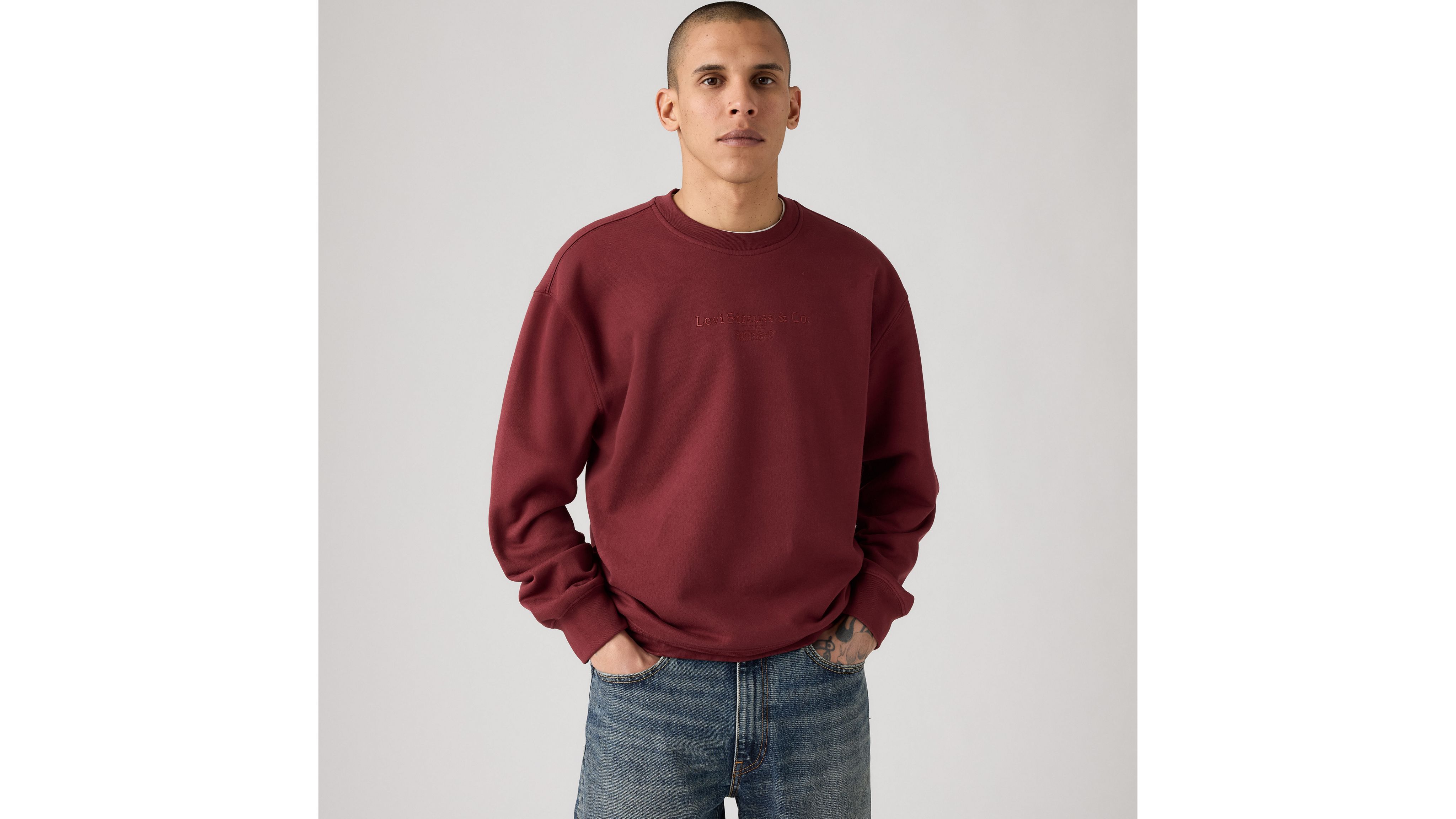Relaxed Graphic Crewneck Sweatshirt 1