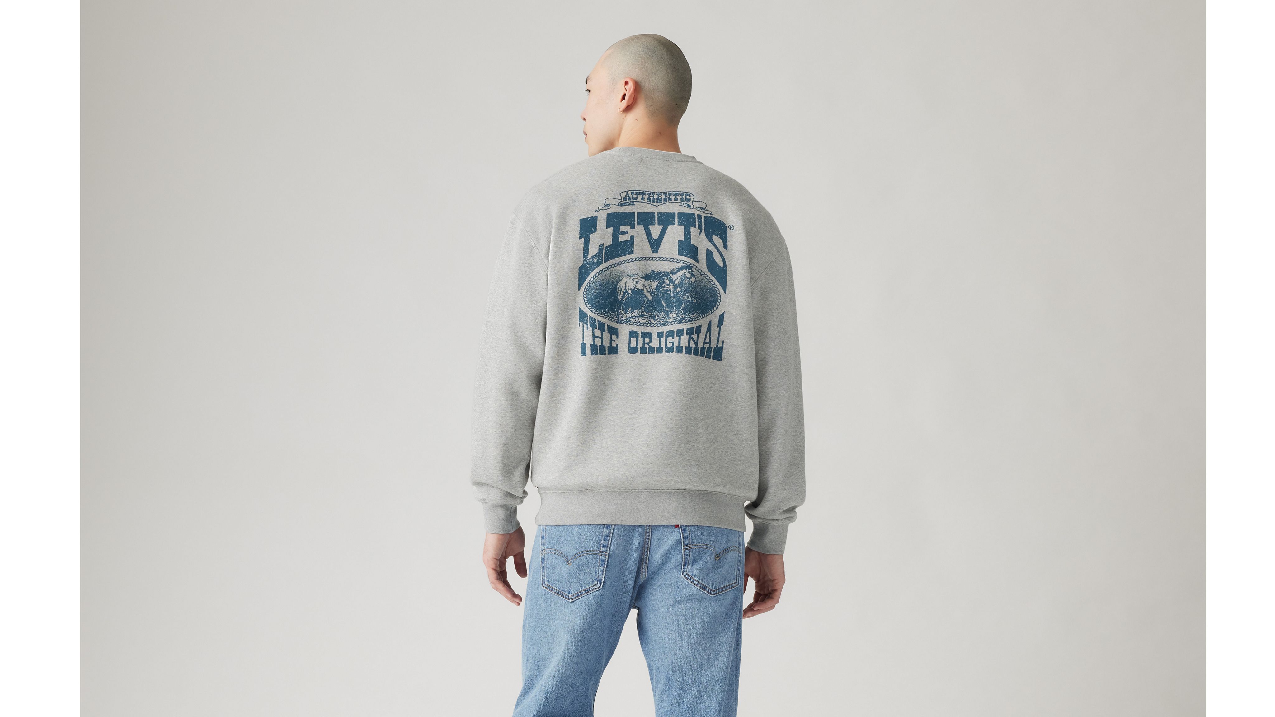 Relaxed Graphic Crewneck Sweatshirt - Grey | Levi's® US