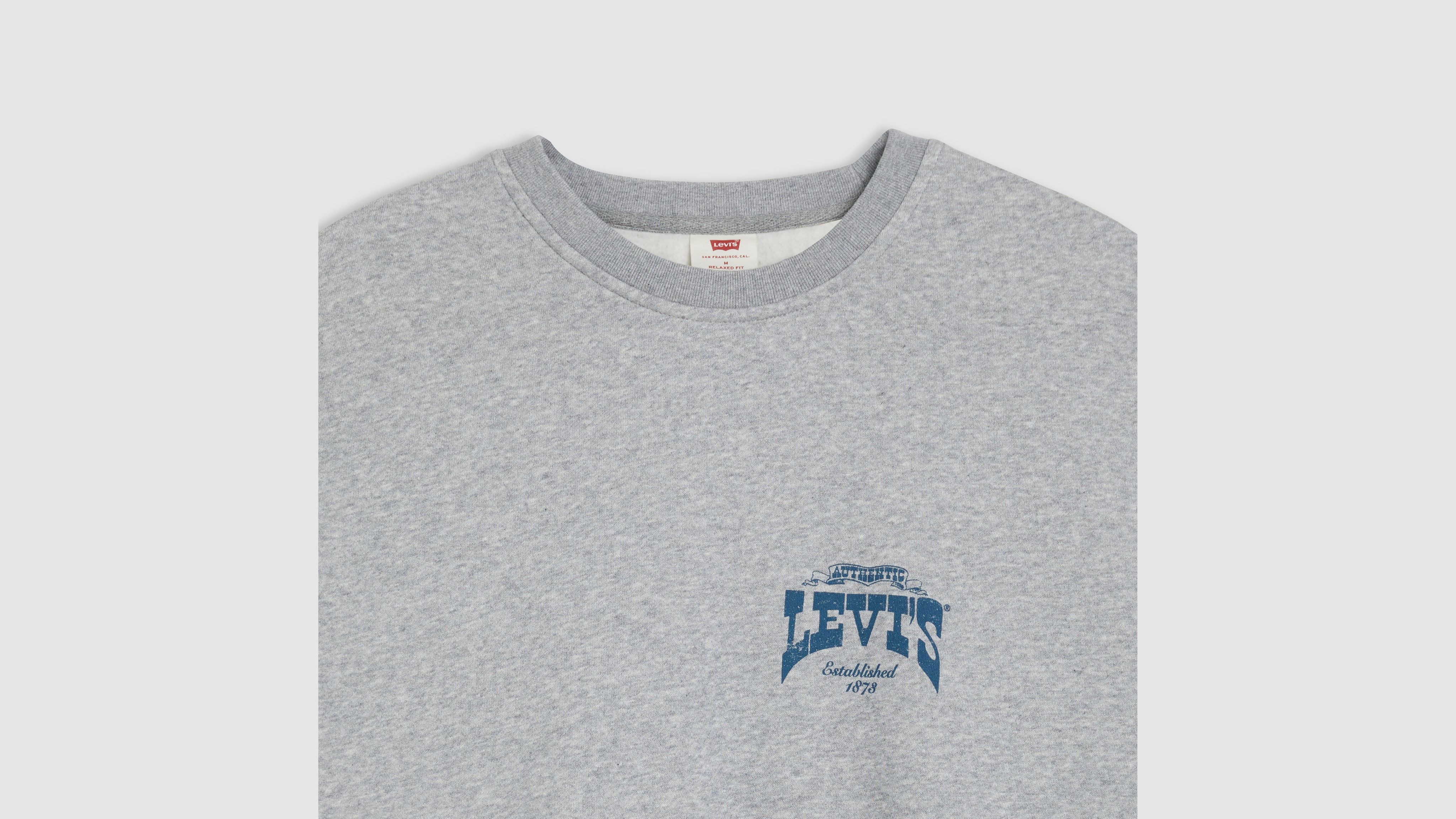 Relaxed Graphic Crewneck Sweatshirt - Grey | Levi's® US