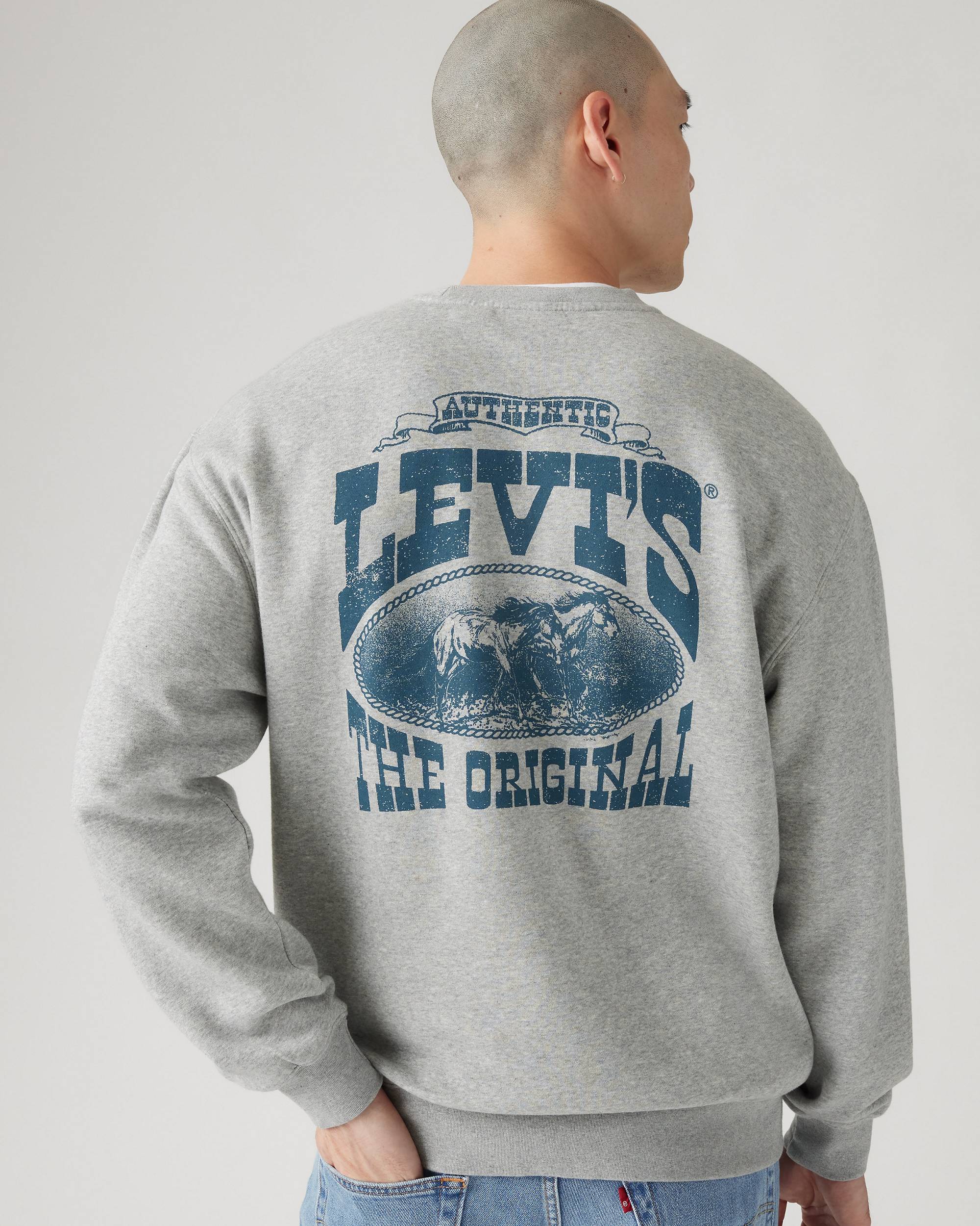 Relaxed Graphic Crewneck Sweatshirt - Grey | Levi's® US Relaxed Graphic Crewneck Sweatshirt - Grey | Levi's® US
