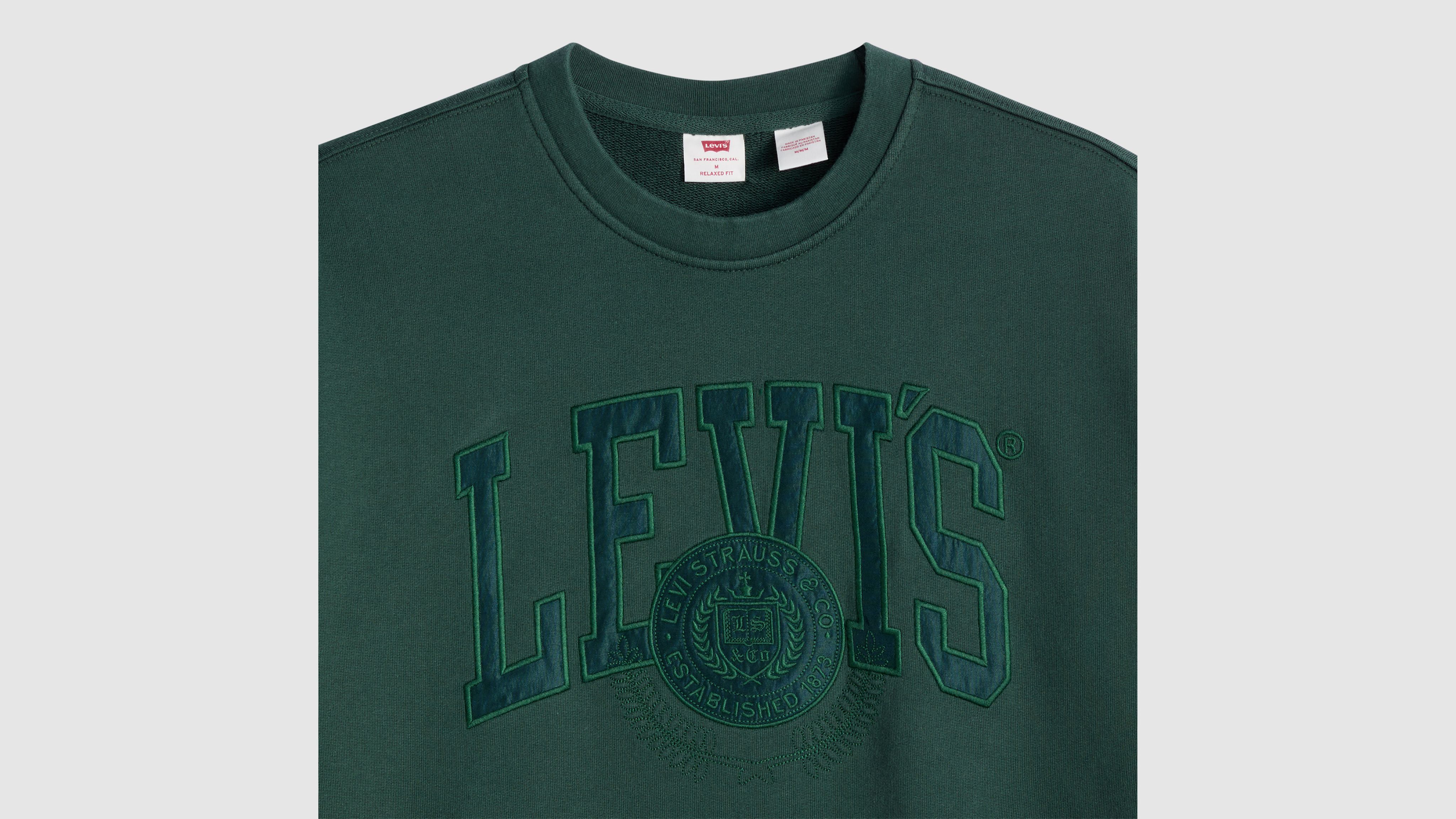 Relaxed Graphic Crewneck Sweatshirt 7