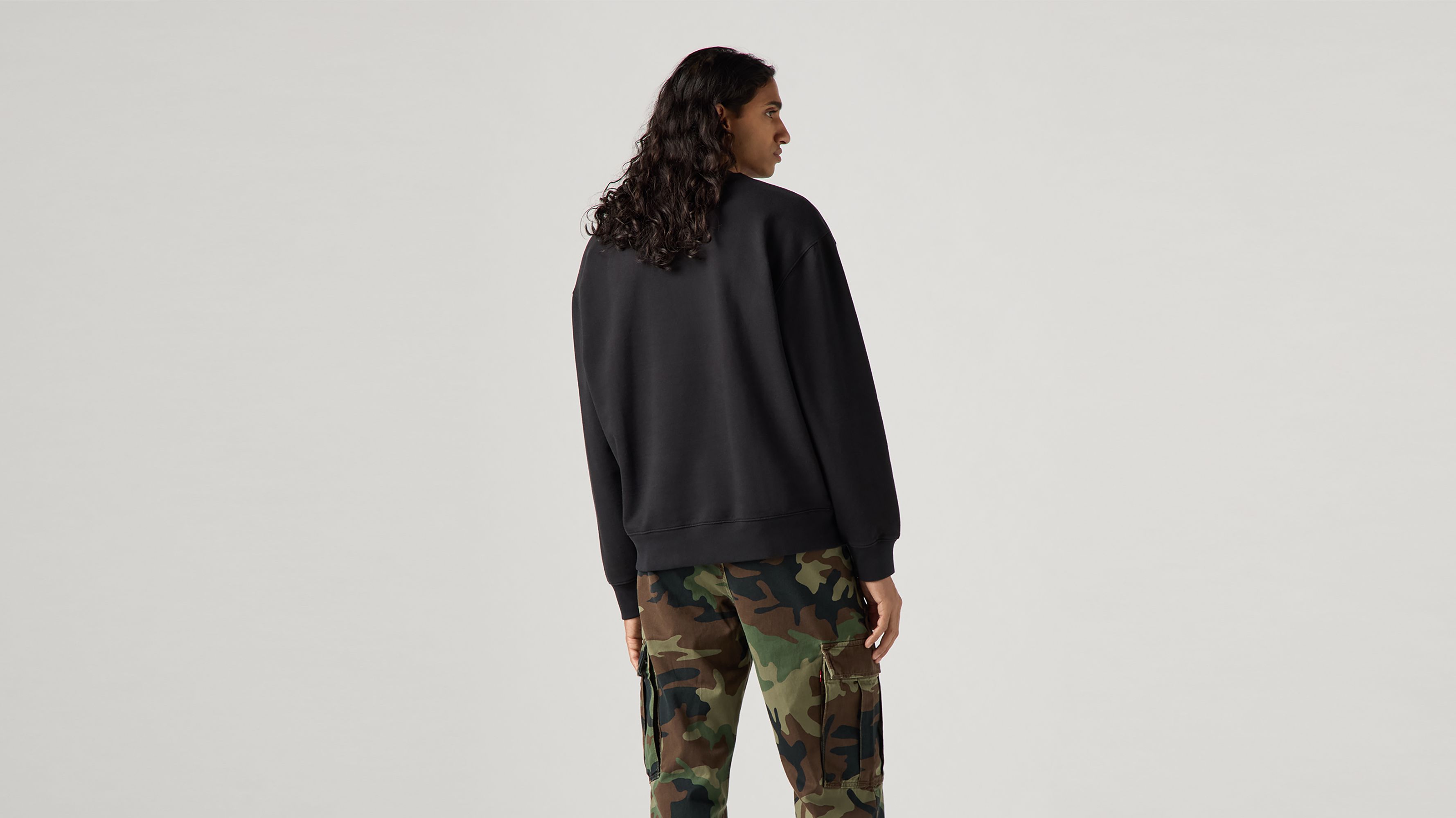 Relaxed Sweatshirt mit Rundhalsausschnitt und Grafik 3