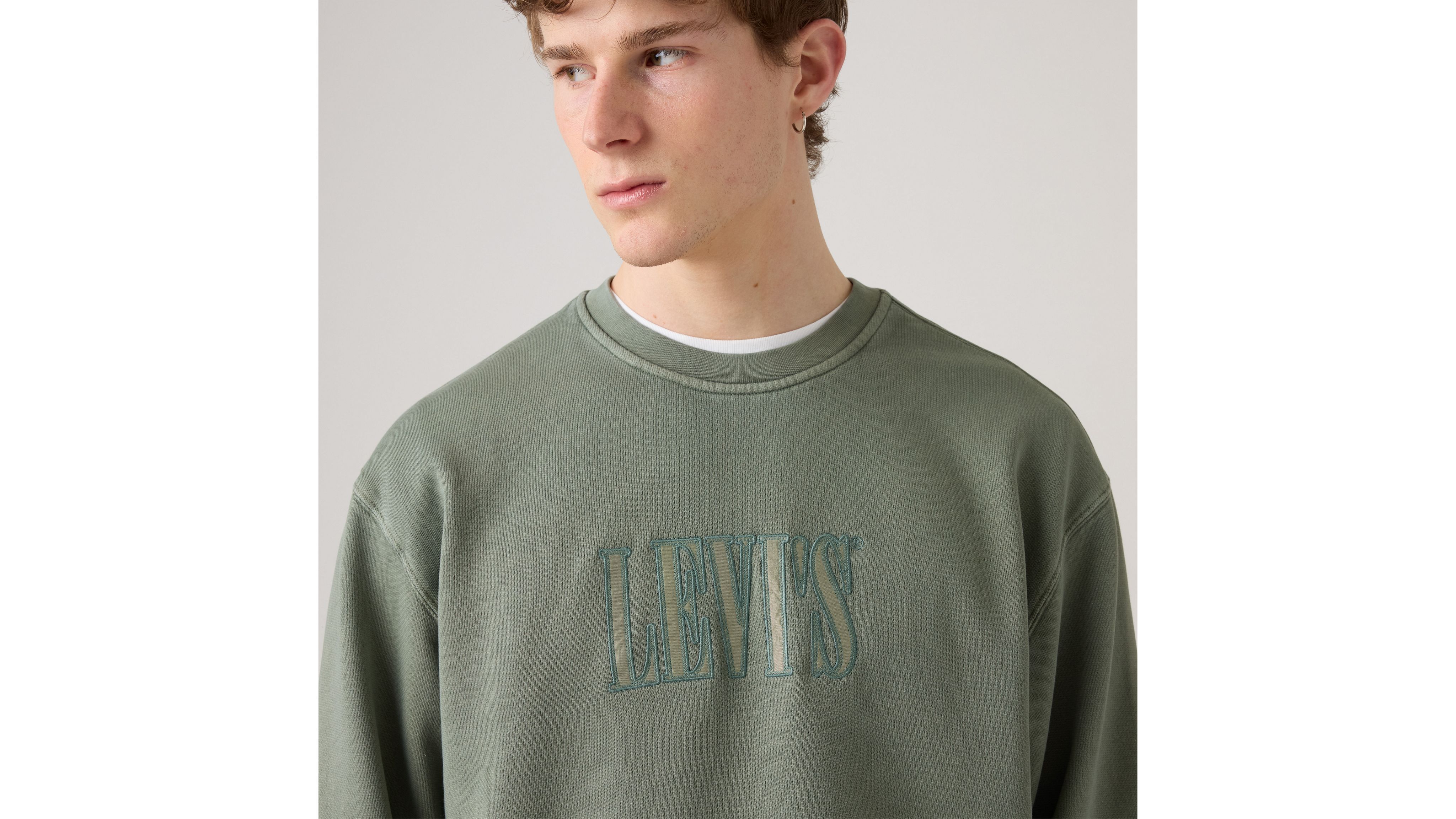 Relaxed Graphic Crewneck Sweatshirt