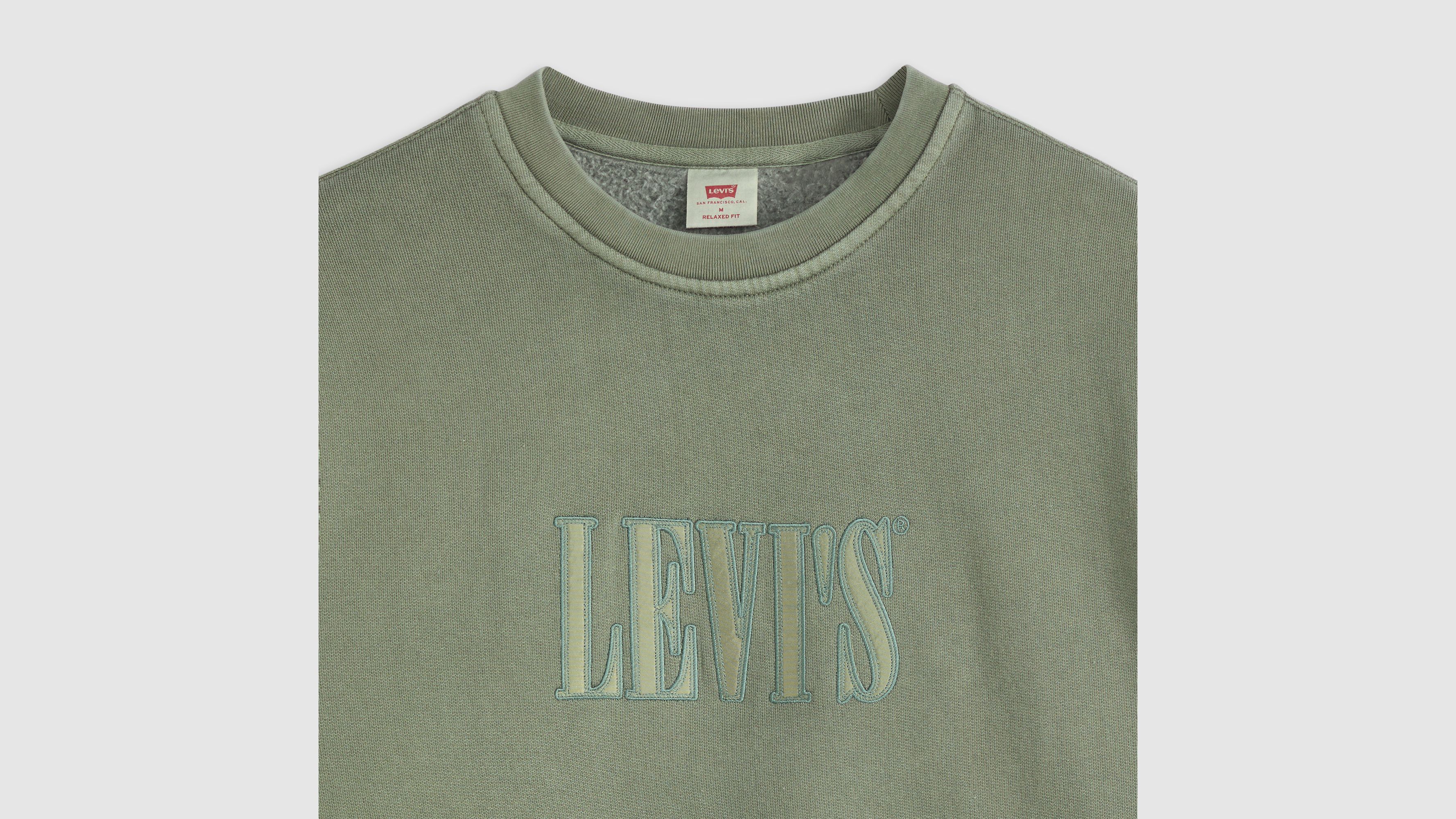 Relaxed Graphic Crewneck Sweatshirt - Grey | Levi's® CA