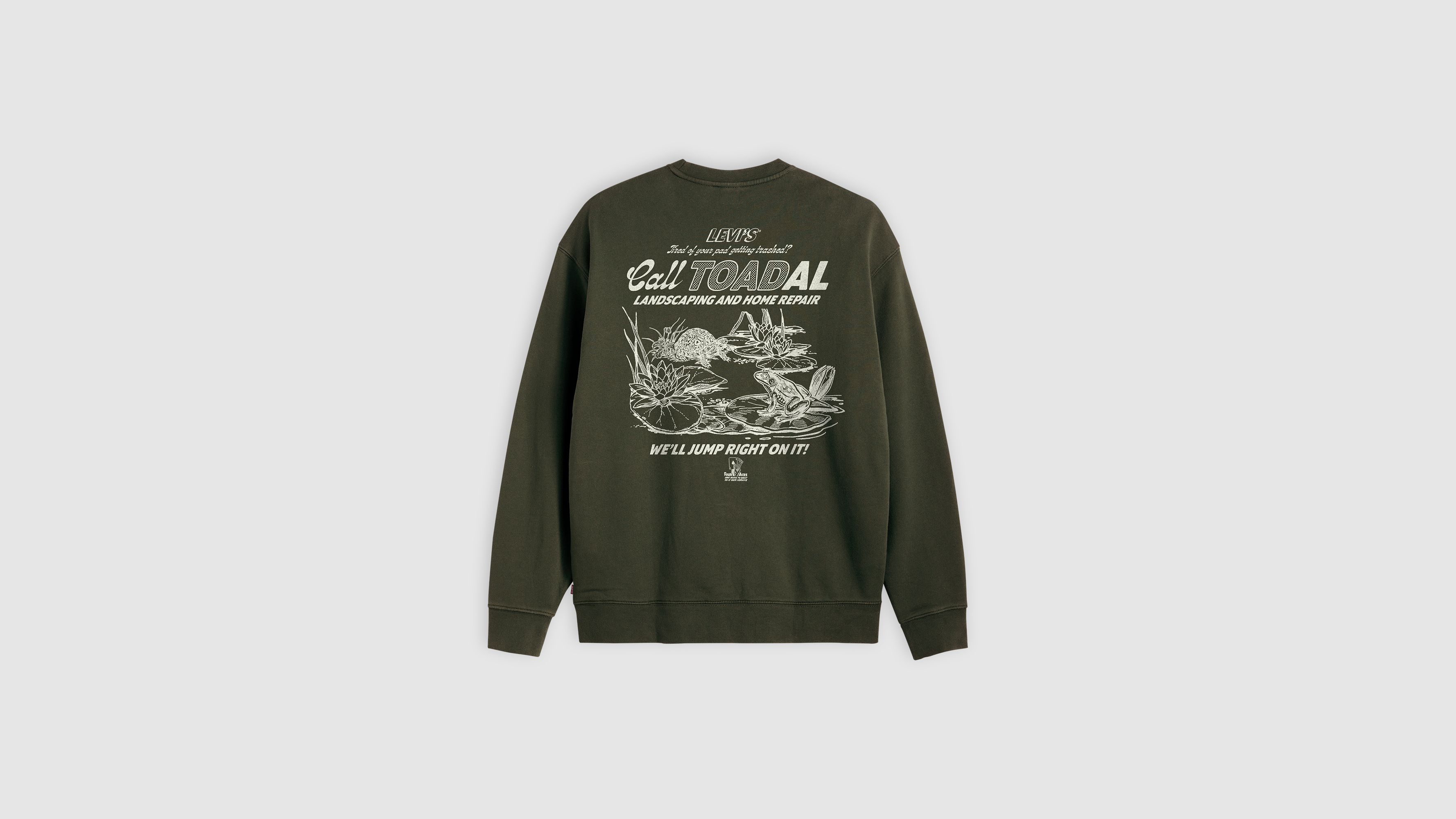 Relaxed Graphic Crewneck Sweatshirt 4