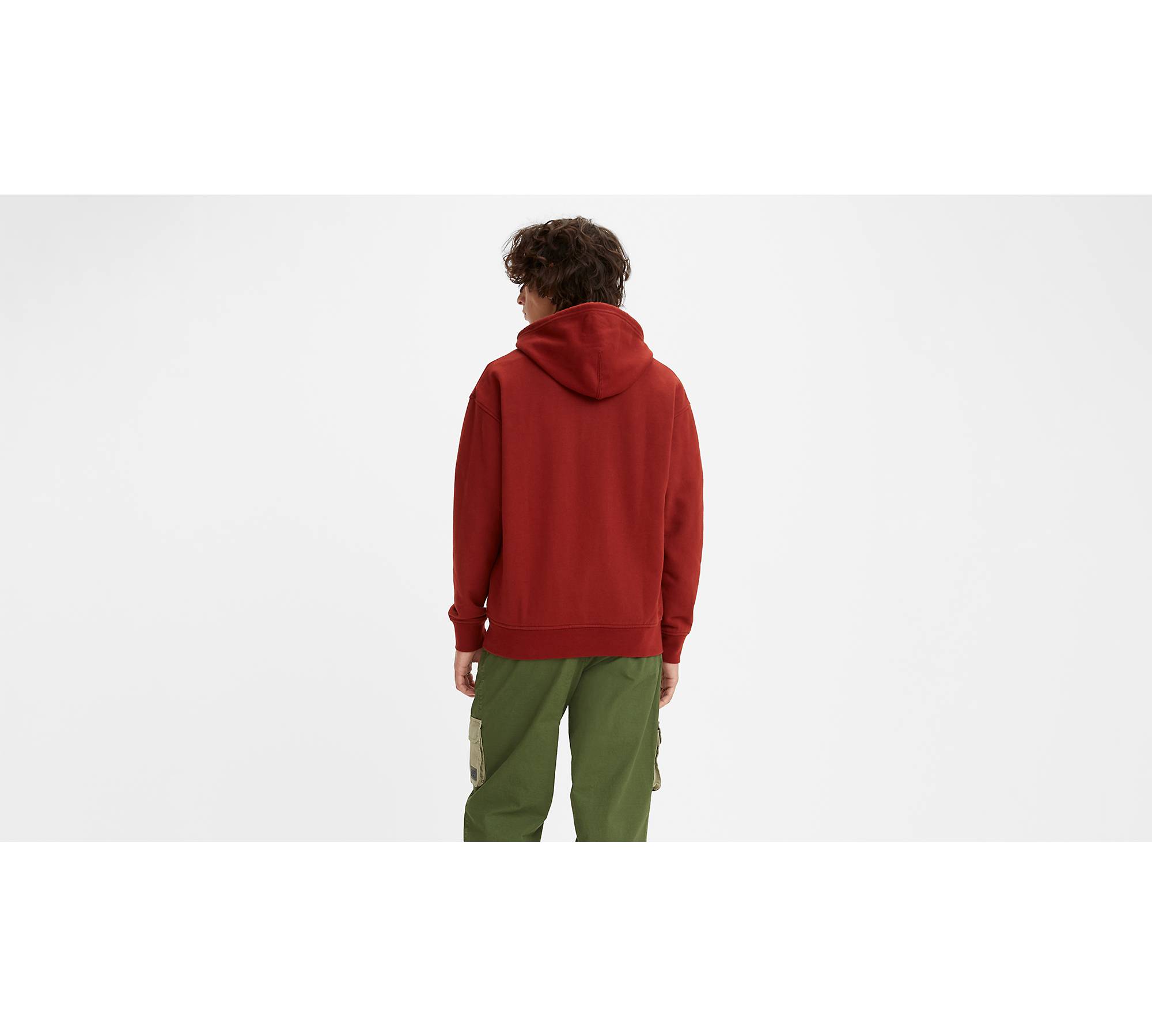 Relaxed Graphic Zip-up Hoodie - Red | Levi's® US