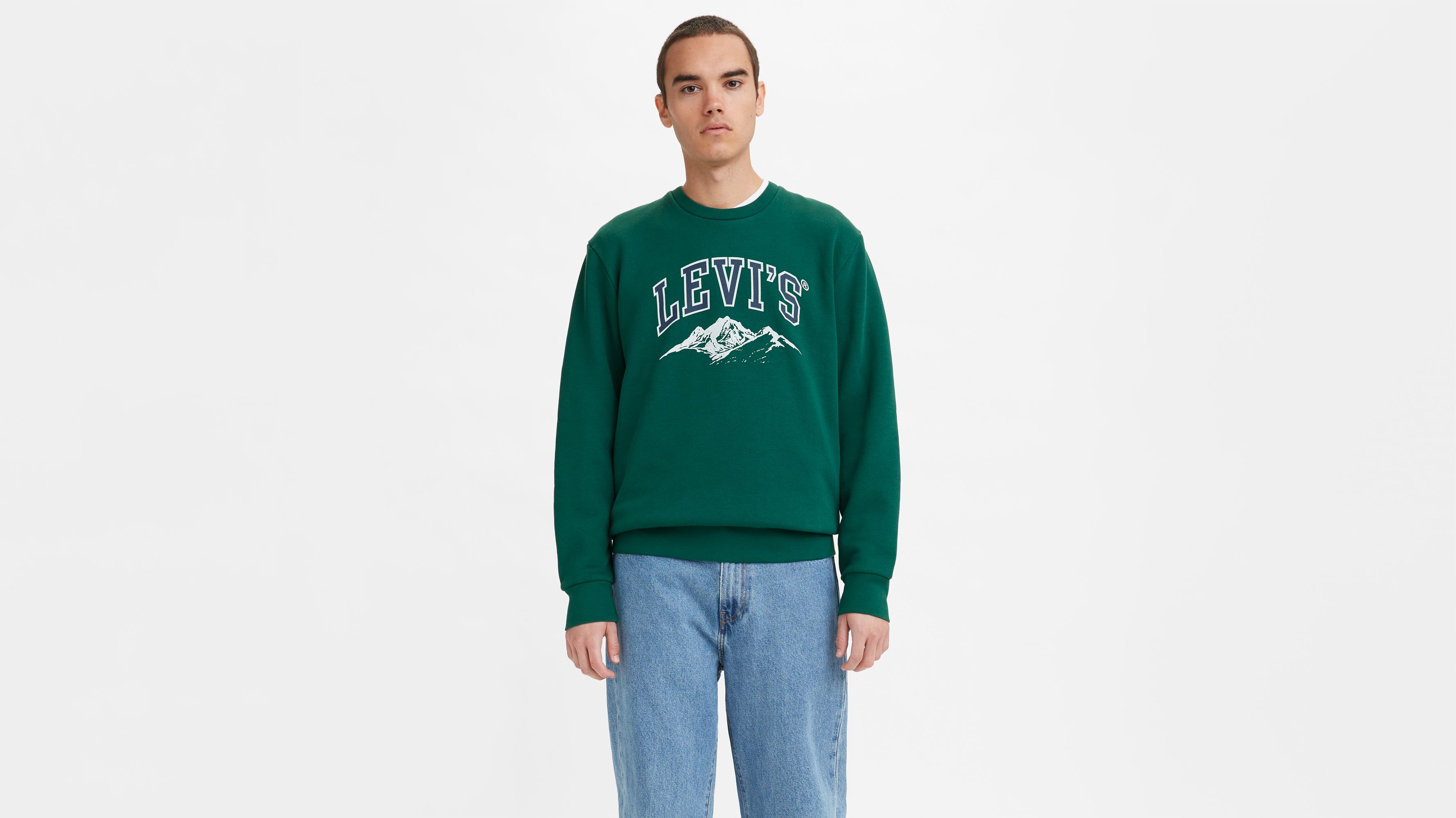 Graphic Crewneck Sweatshirt - Green | Levi's® US