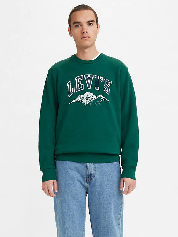 Graphic Crewneck Sweatshirt - Green | Levi's® US