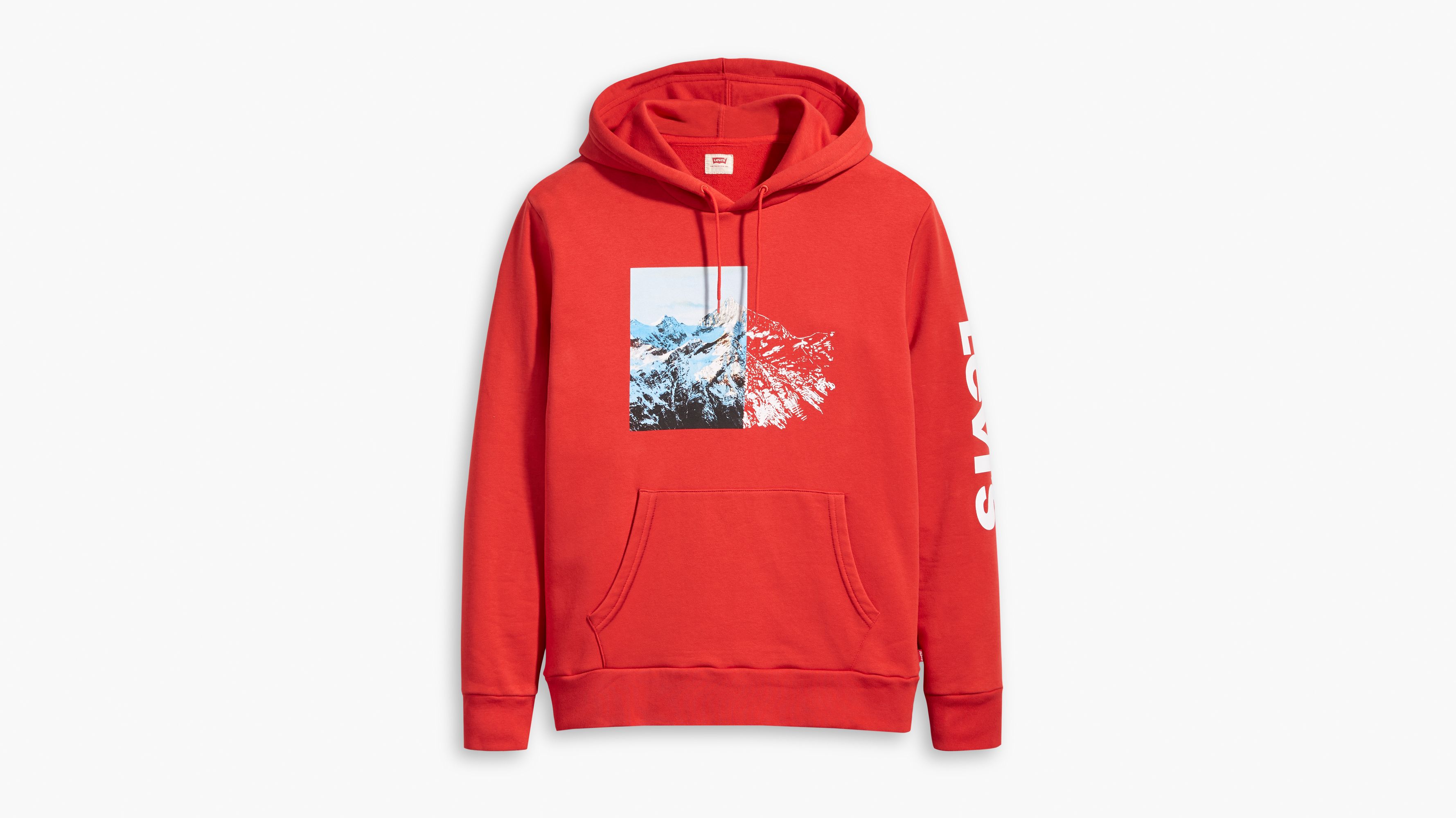 levis hoodie red