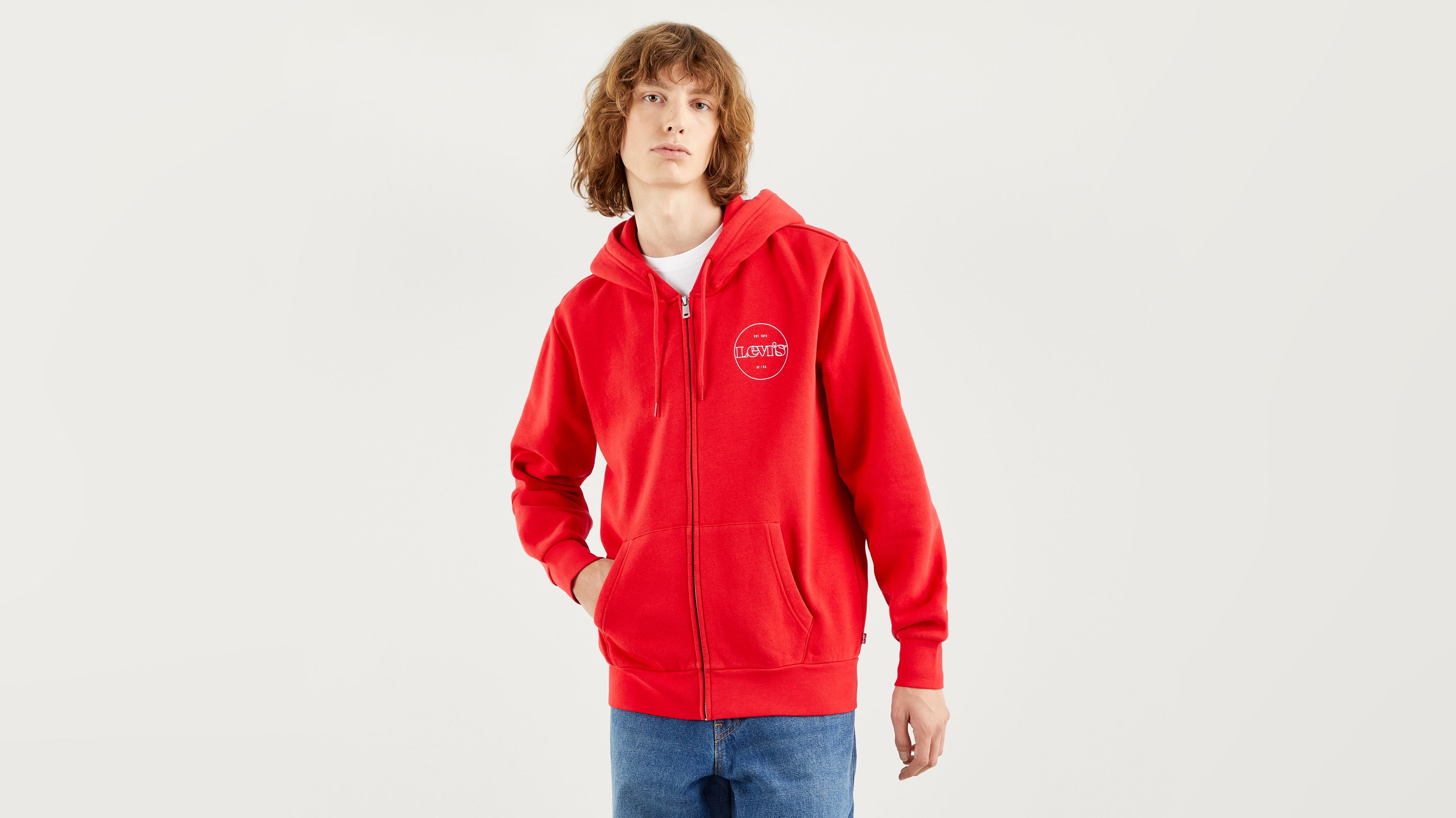 Sweat-shirt graphique zippé 1