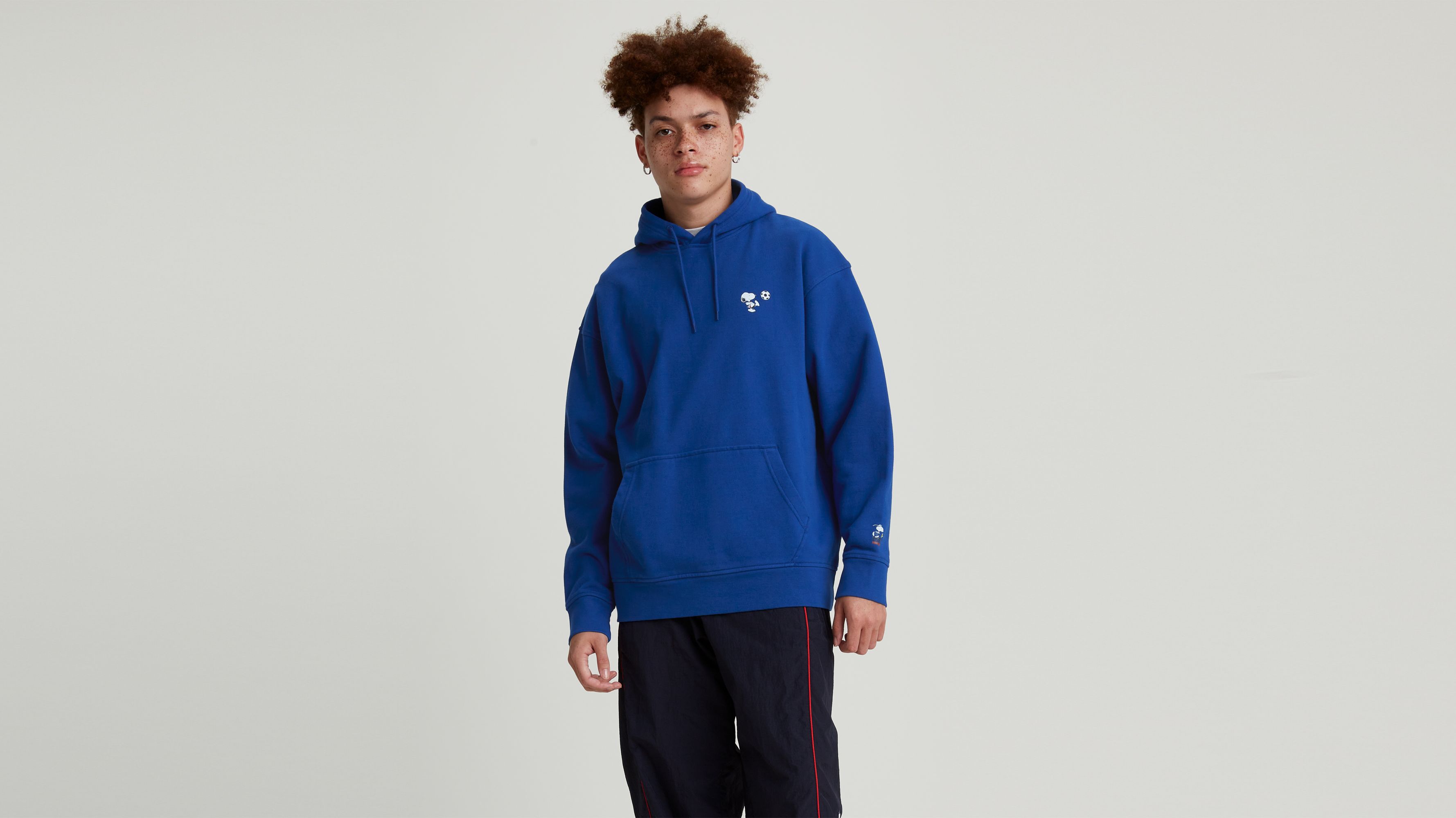 X Peanuts Relaxed Graphic Hoodie 