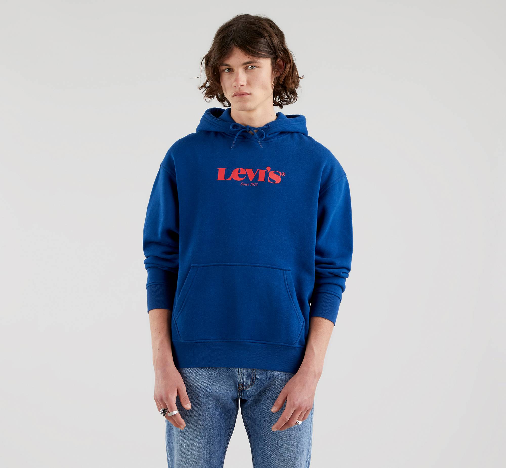 blue lv hoodie