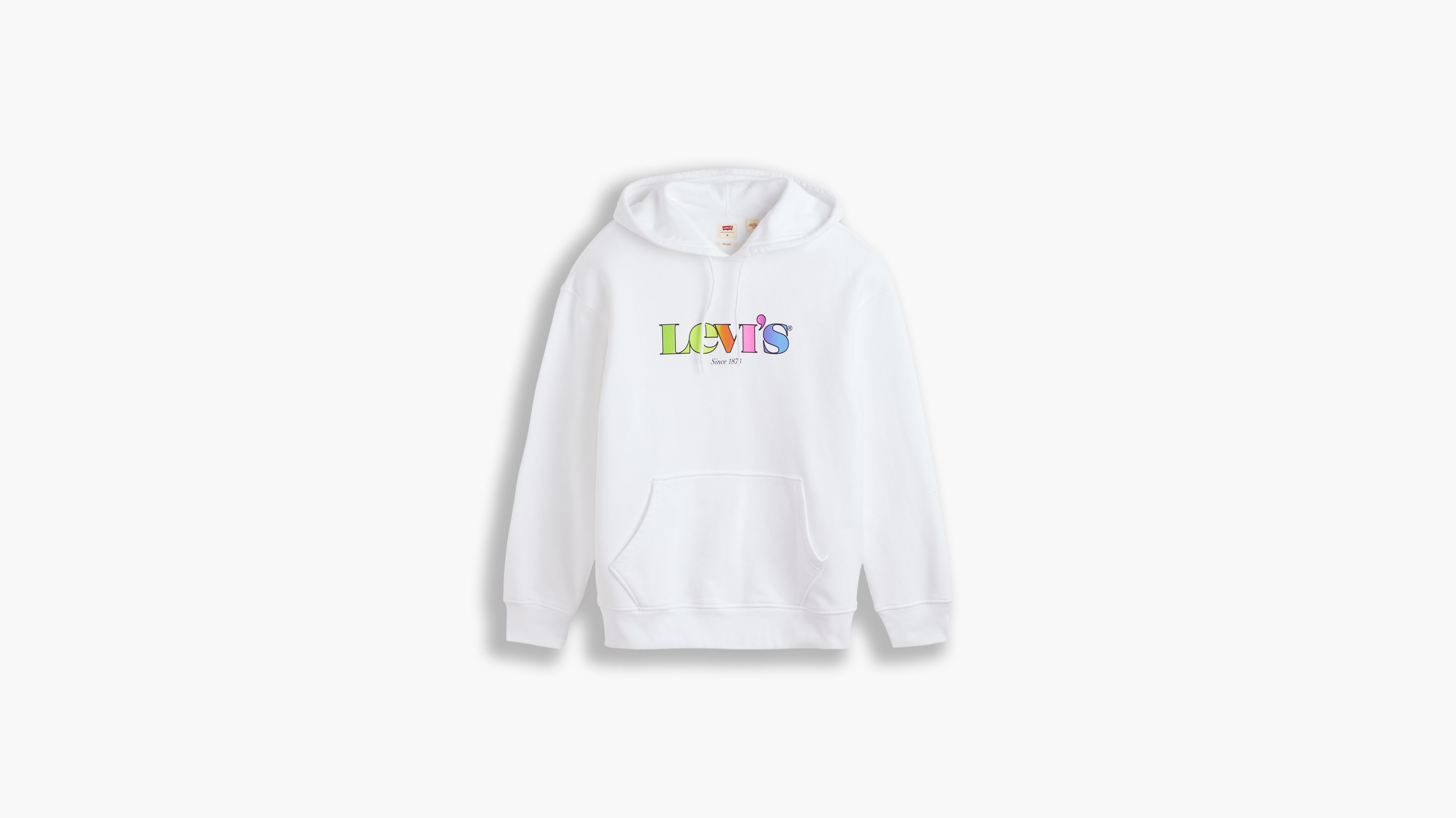 Felpa con cappuccio rilassata stampata 4