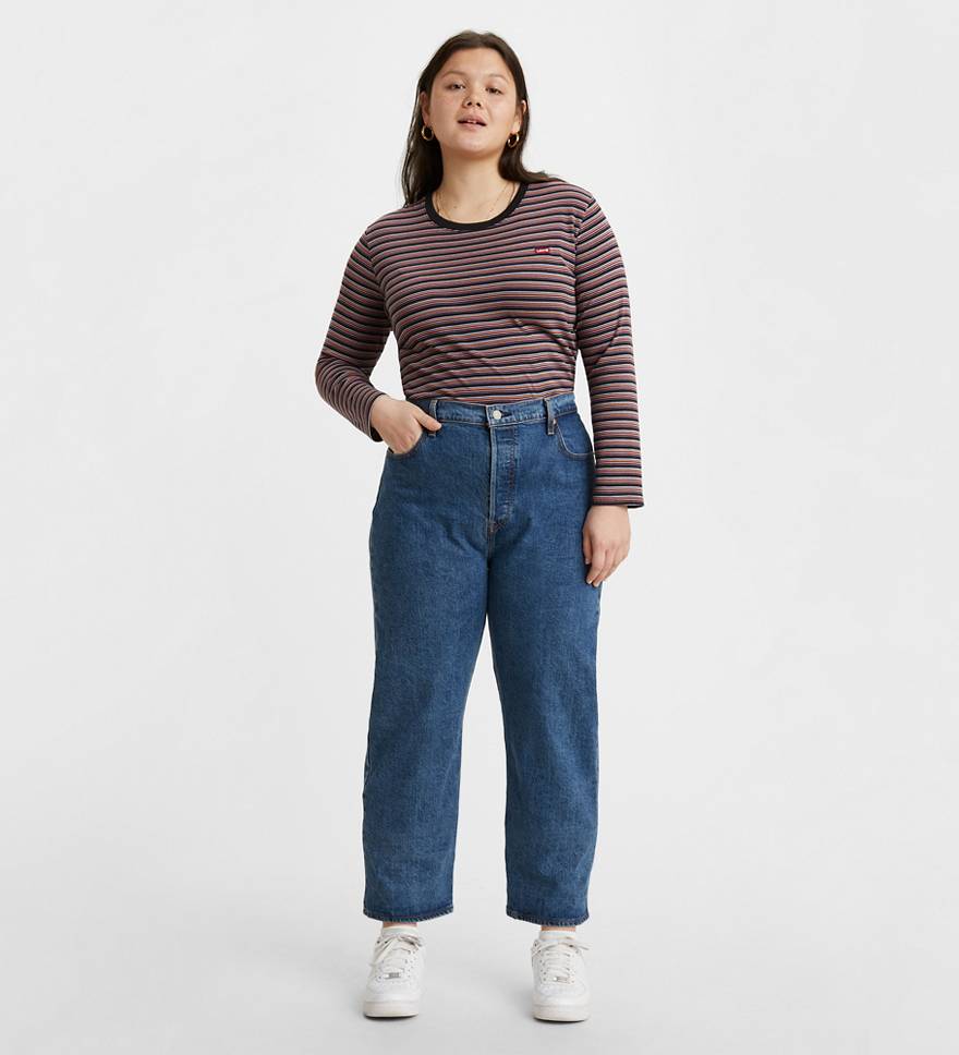 Ribcage Straight Ankle jeans (Plus) 1