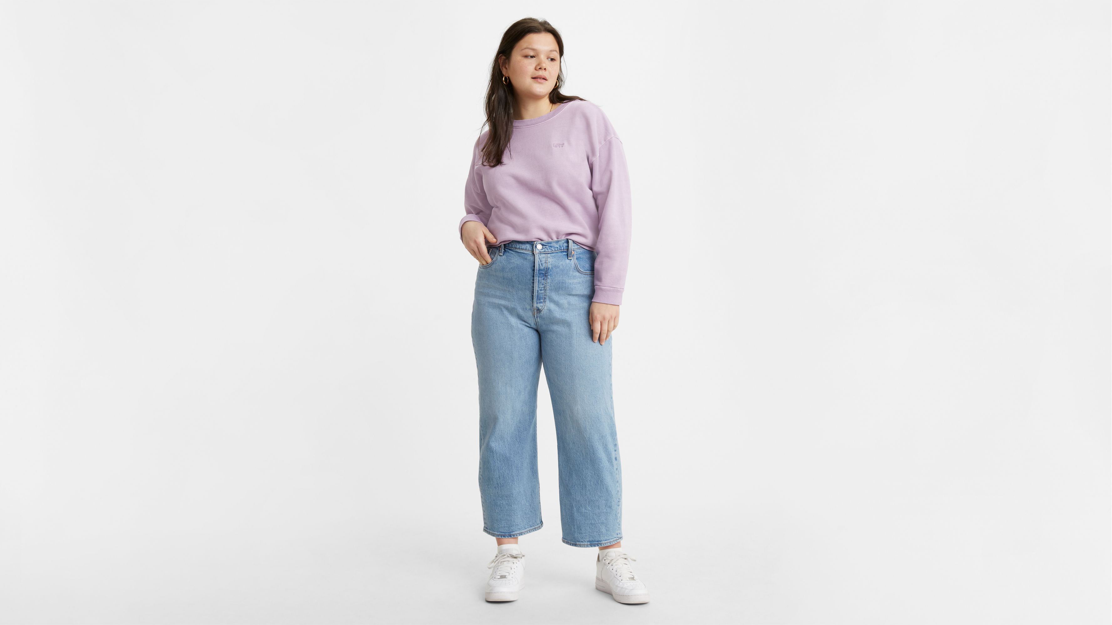 light blue jeans plus size