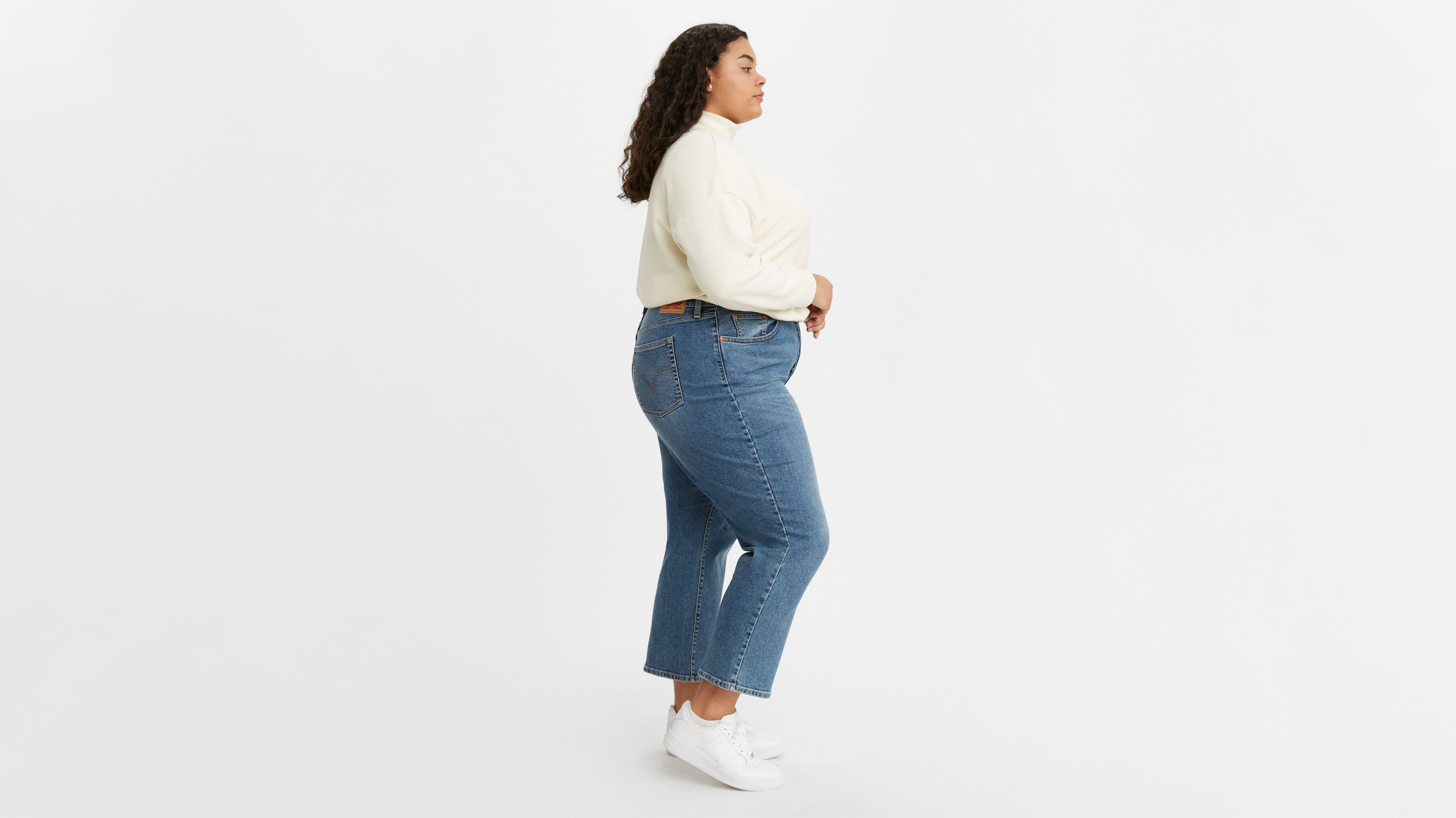 Ribcage Straight Ankle Women's Jeans (Plus Size) 2