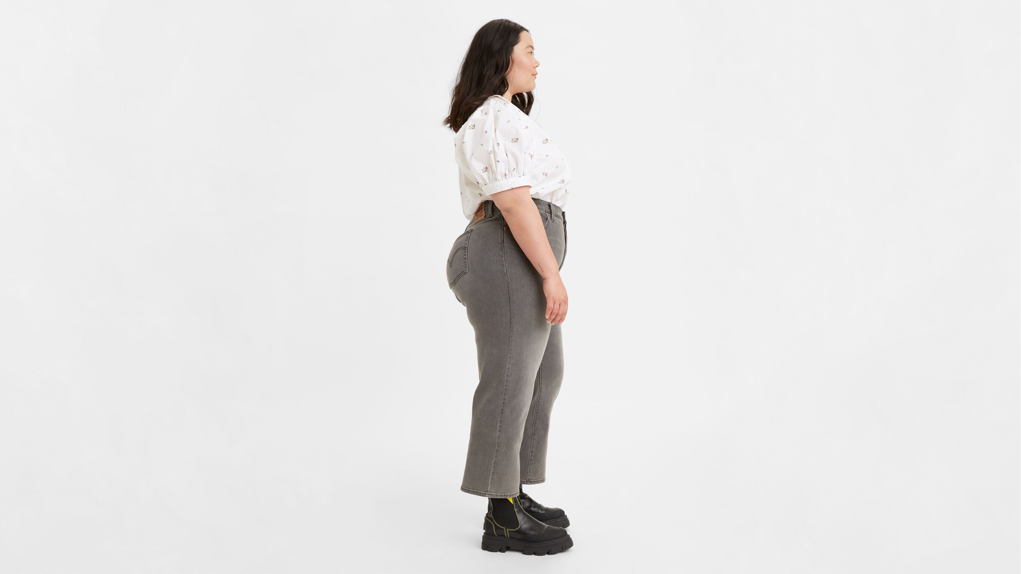 Ribcage Straight Ankle Women's Jeans (Plus Size) 2