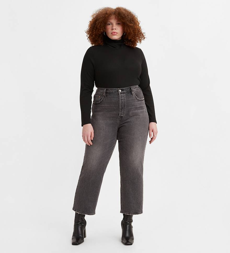 Ribcage Straight Ankle Jeans (Plus Size) 1