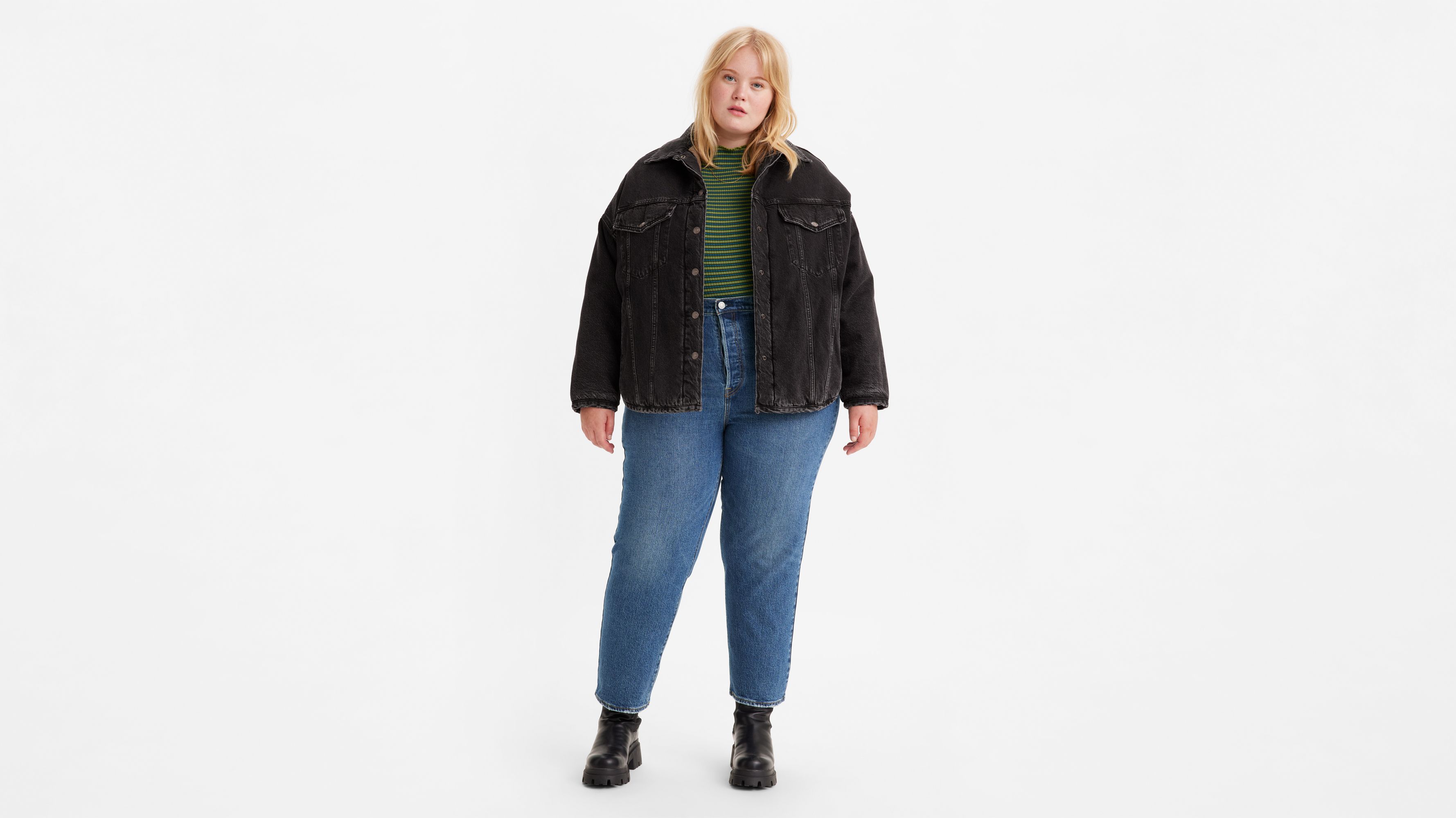 Ribcage Straight Ankle Women's Jeans (Plus Size) 4