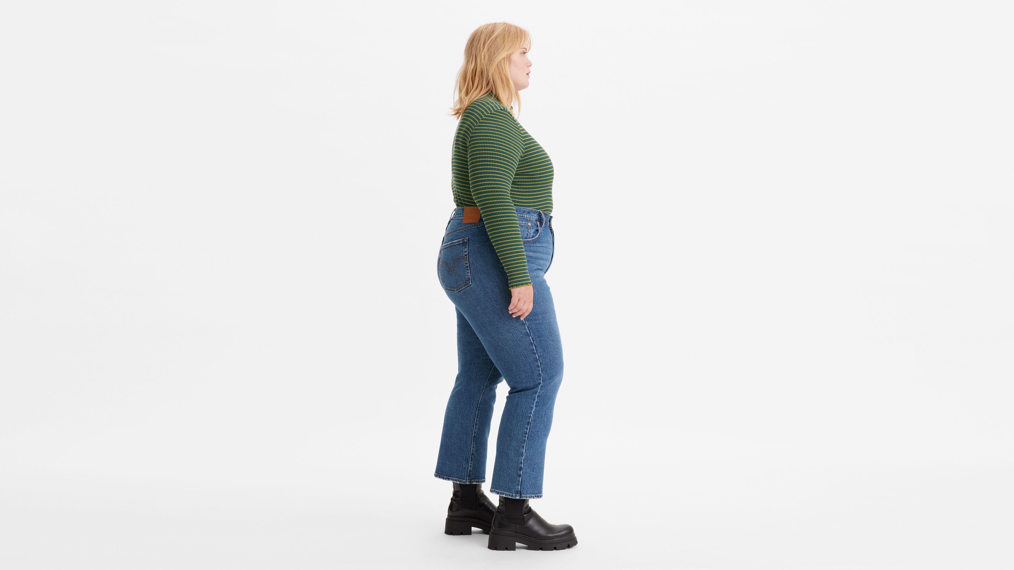 Ribcage Straight Ankle Women's Jeans (Plus Size) 3