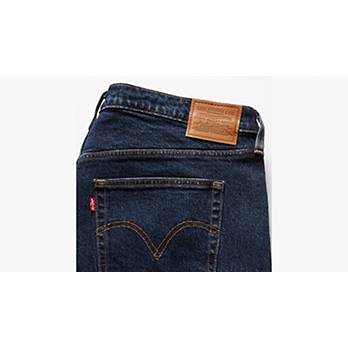 Jeans Rectos Tobilleros Ribcage (talla Grande) - Azul