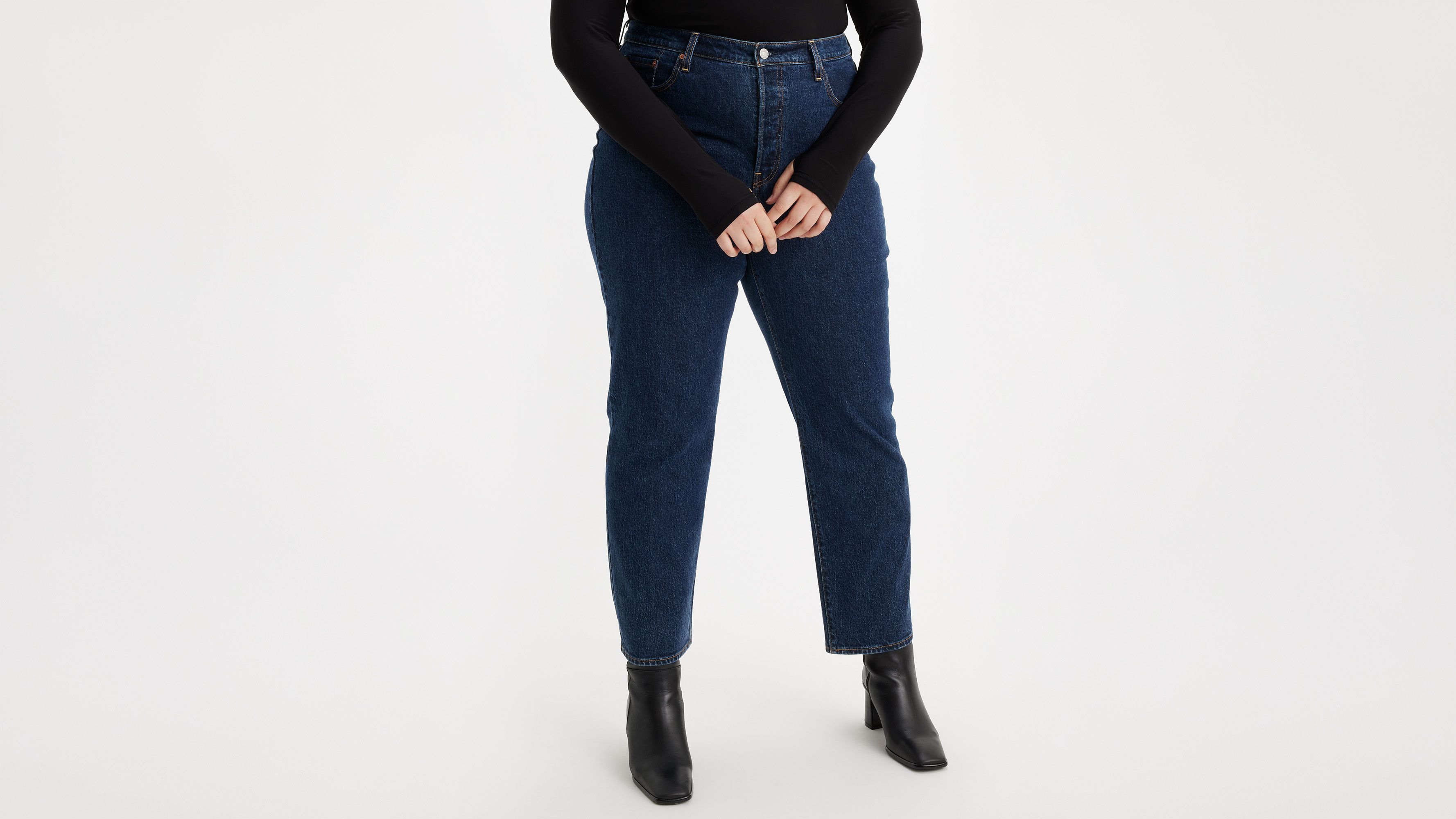 Ribcage Straight Ankle Jeans (Plus Size) 2