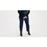 Ribcage jeans med lige ankel (plusstørrelse) 2