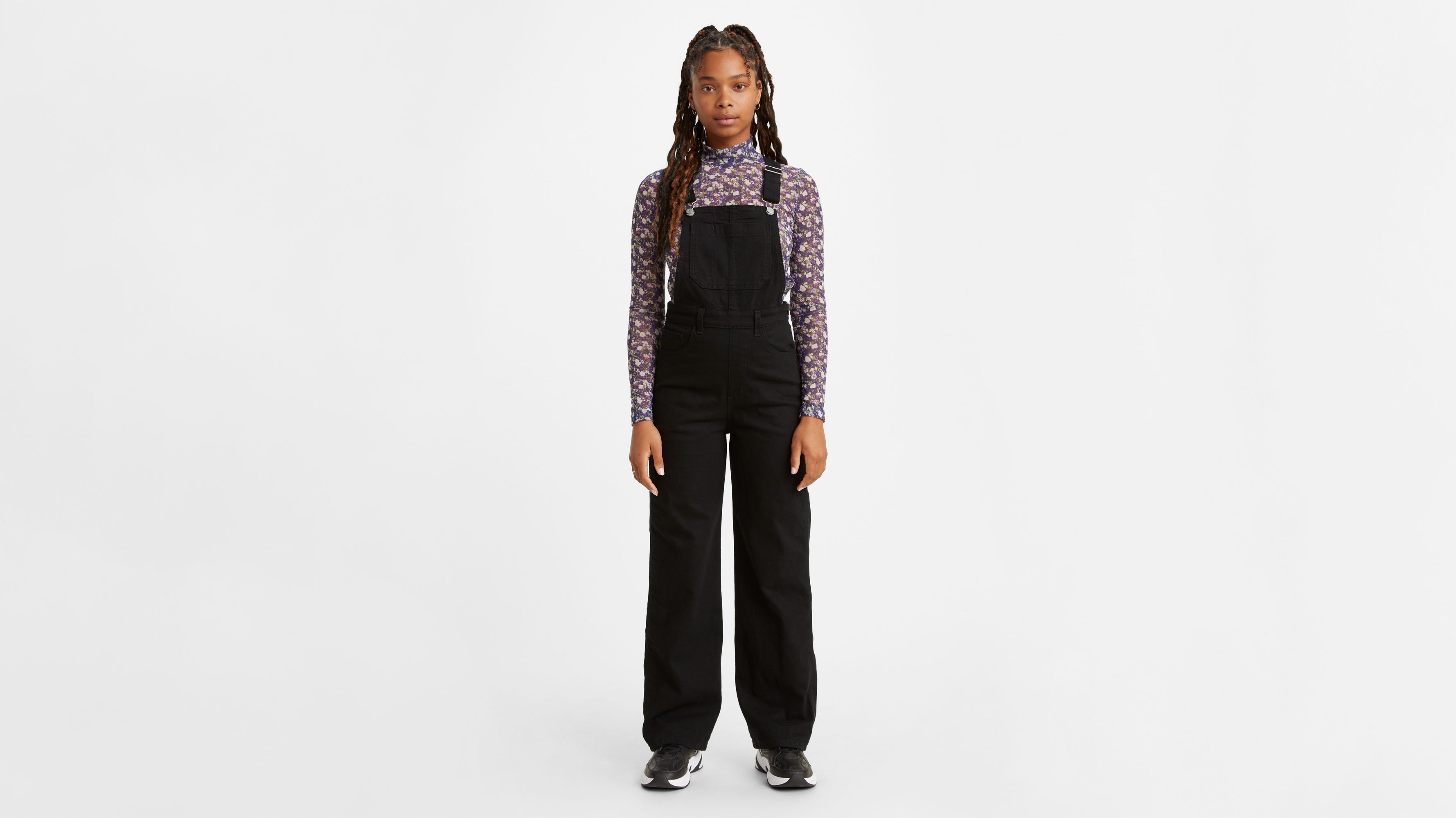 High-loose Cozy Overall - Black | Levi 