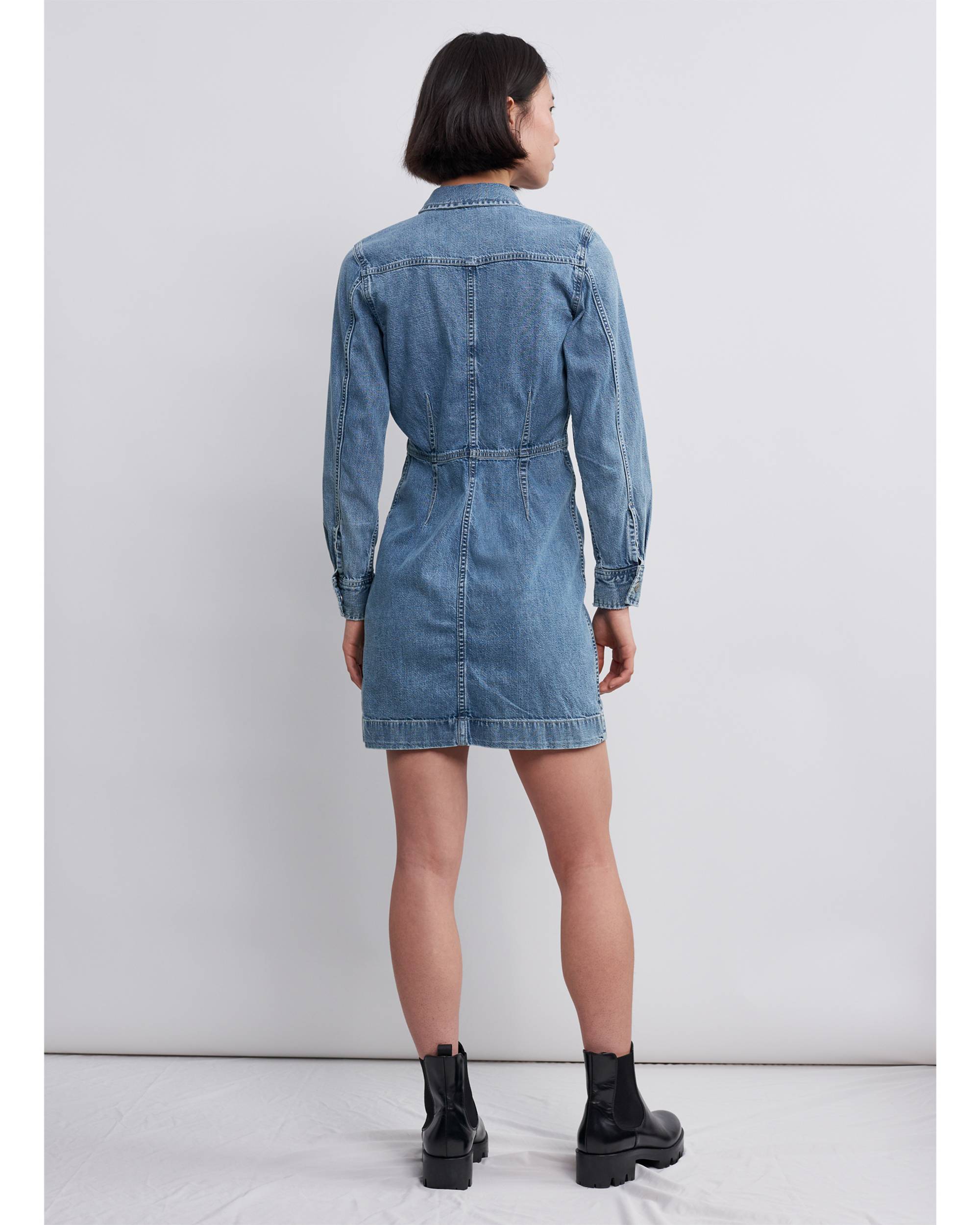 Ellie Long Sleeve Denim Jumpsuit Ellie Long Sleeve Denim Jumpsuit