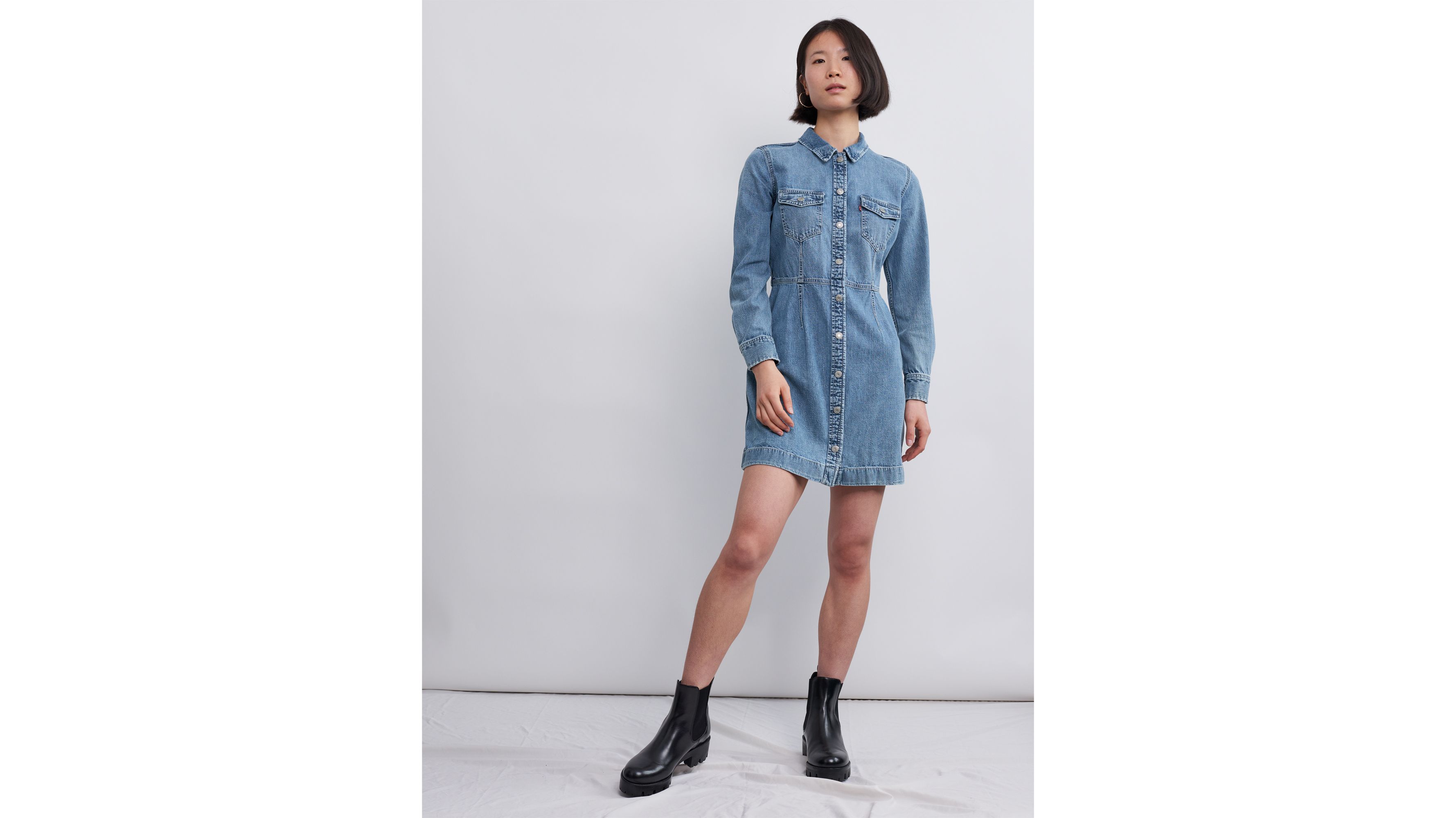 denim dresses and skirts