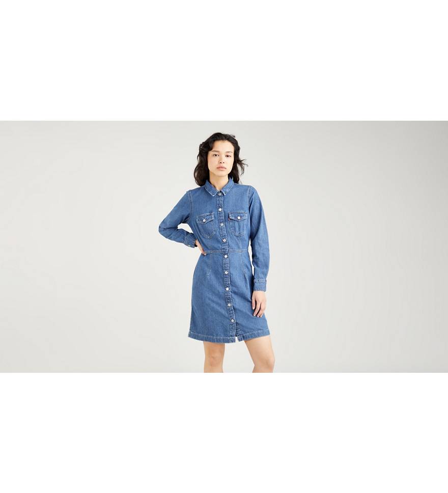 Ellie Denim Dress - Blue | Levi's® HU