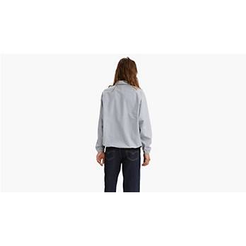Long Sleeve Raglan Zip-Up Shirt 3
