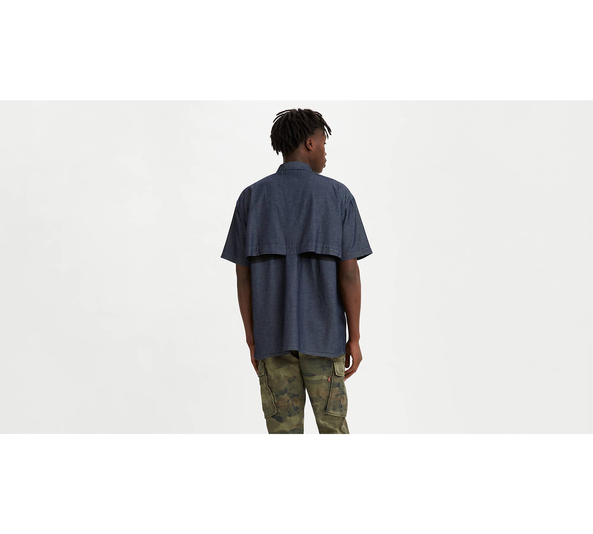 Short Sleeve Safari Denim Shirt - Medium Wash | Levi's® US