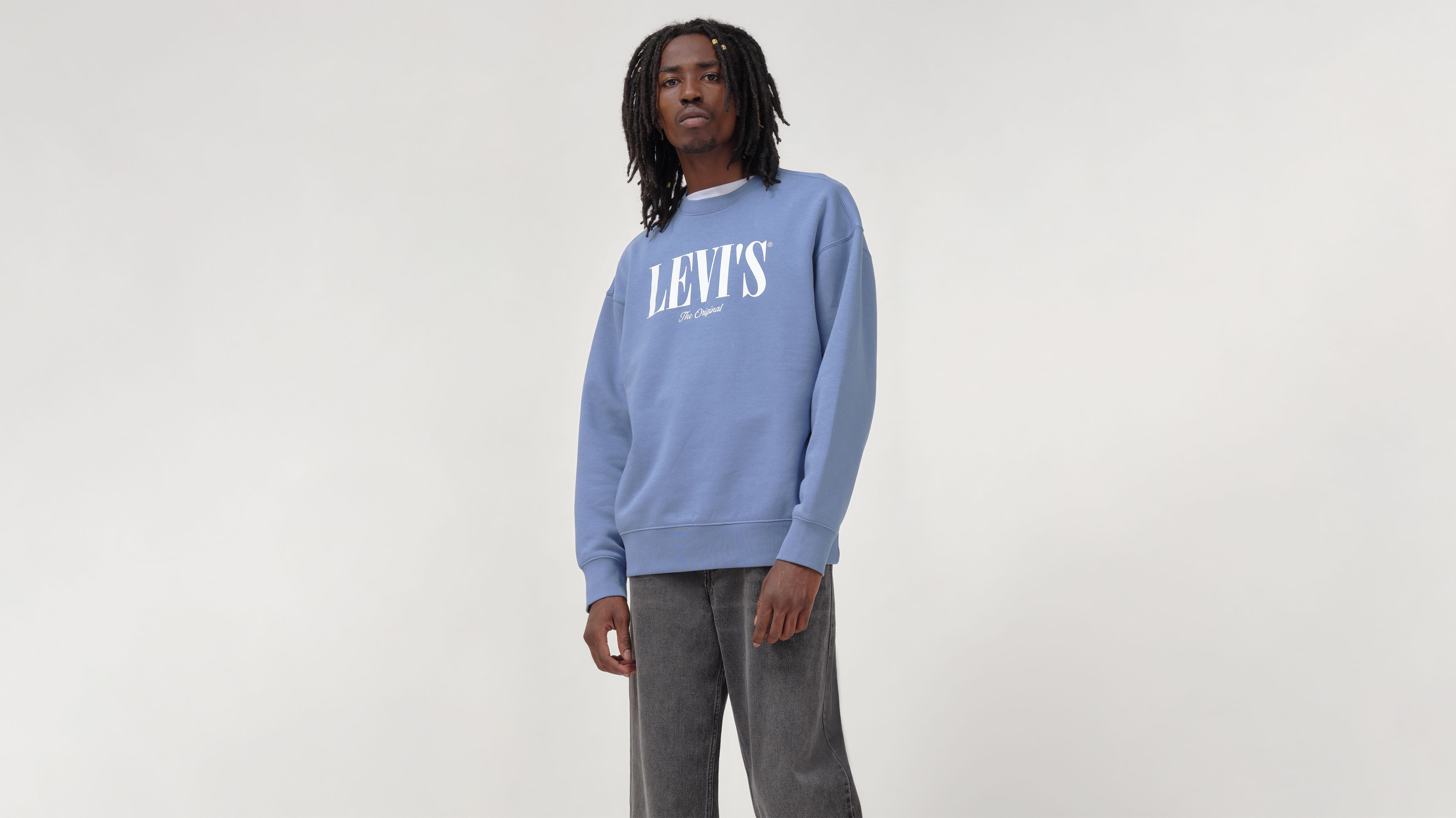 levis blue hoodie