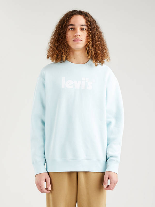 Relaxed Graphic Crewneck Sweatshirt - Blue | Levi's® GR
