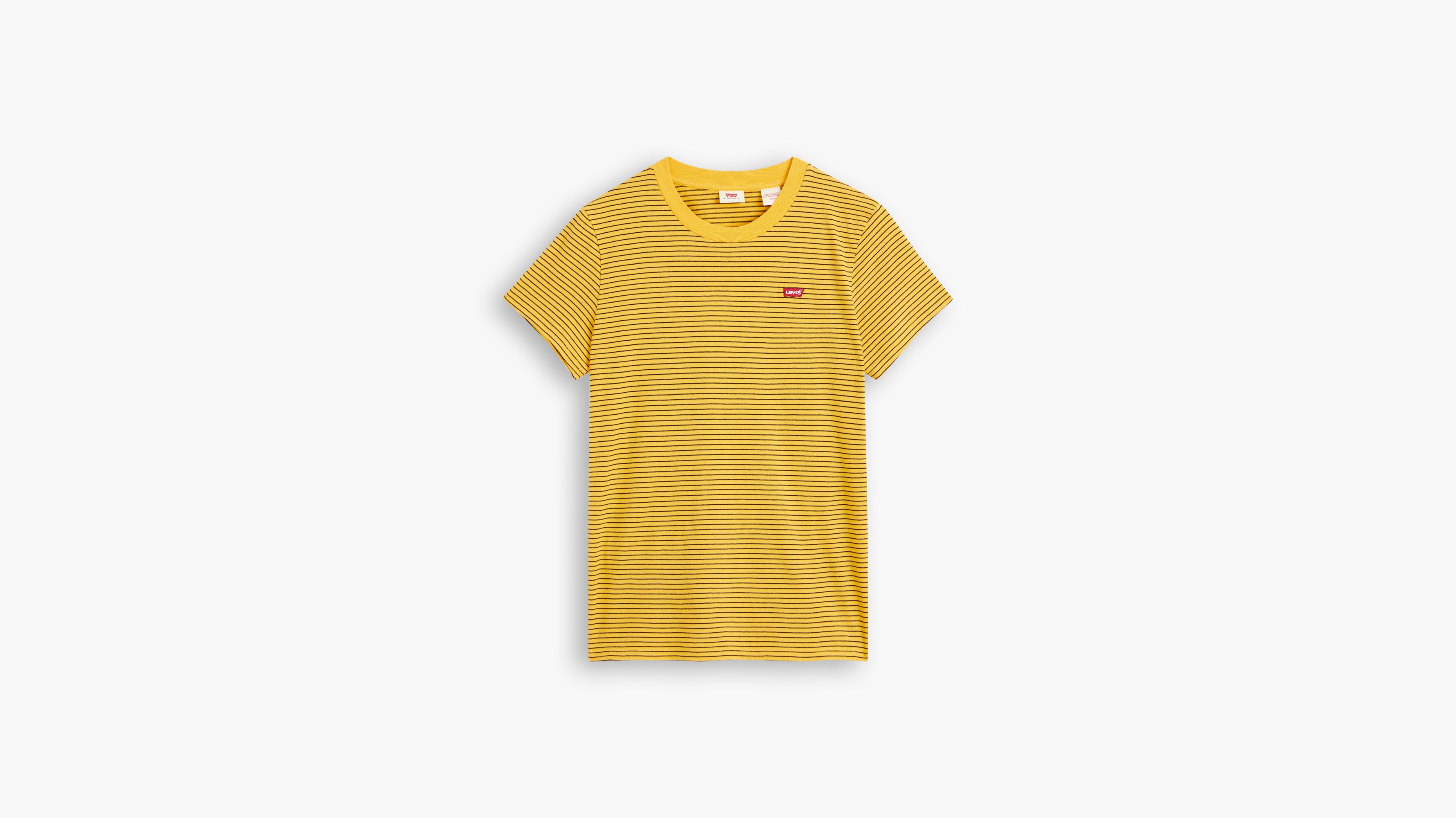 PERFECT TEE BUMBLE BEE STRIPE OLD GOLD S 4