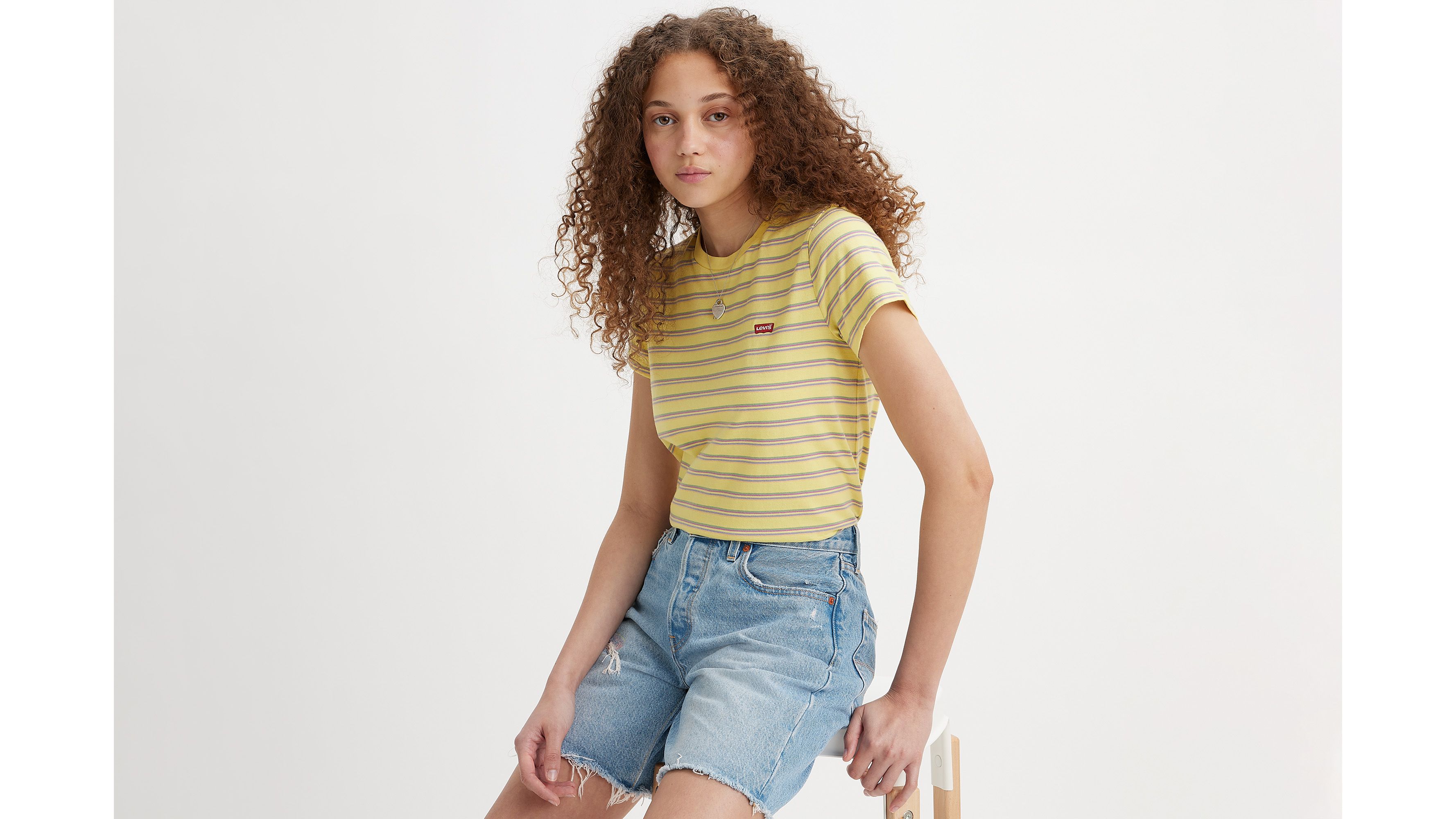 Levis discount gestreept shirt