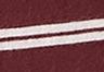 Trudy Stripe Chocolate Truffle Cotton - Rojo