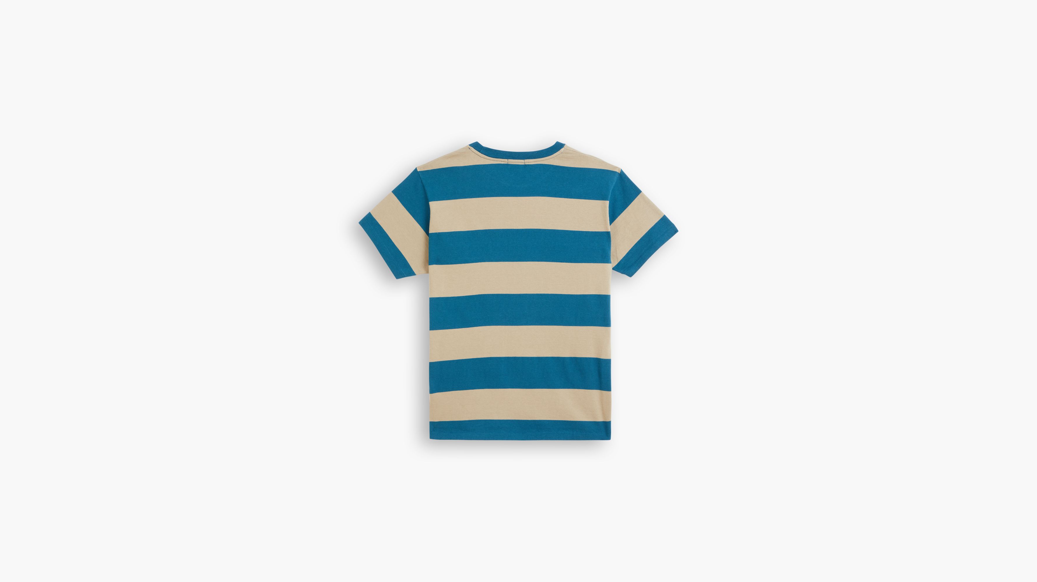Levi's 1940's Split Hem T-Shirt - Men's - Stripe Brown/Yellow XL