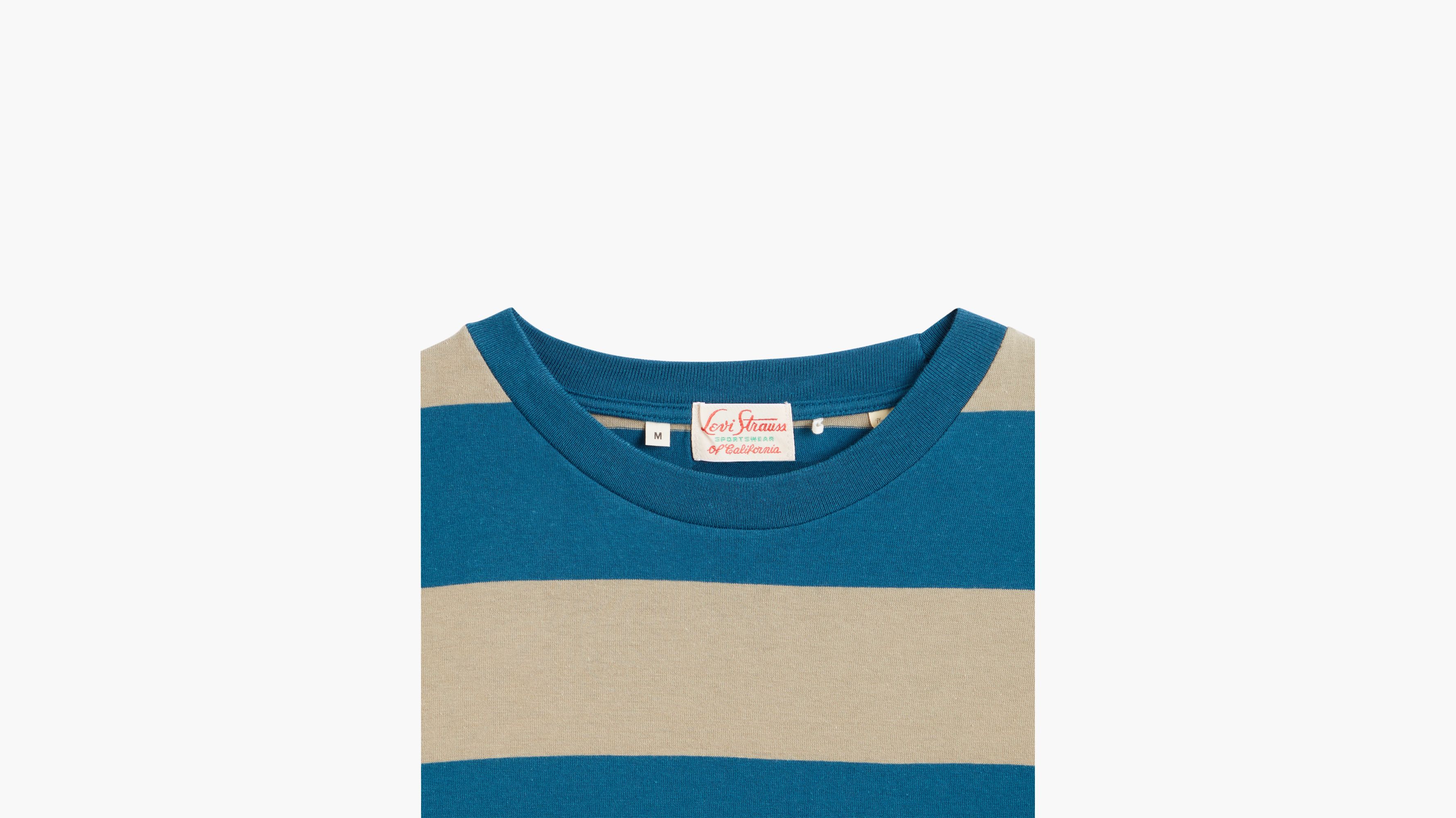 LEVI'S ストレトレックシンス 001W1 0001 1940's Split Hem T-shirt - Blue | Levi's® US