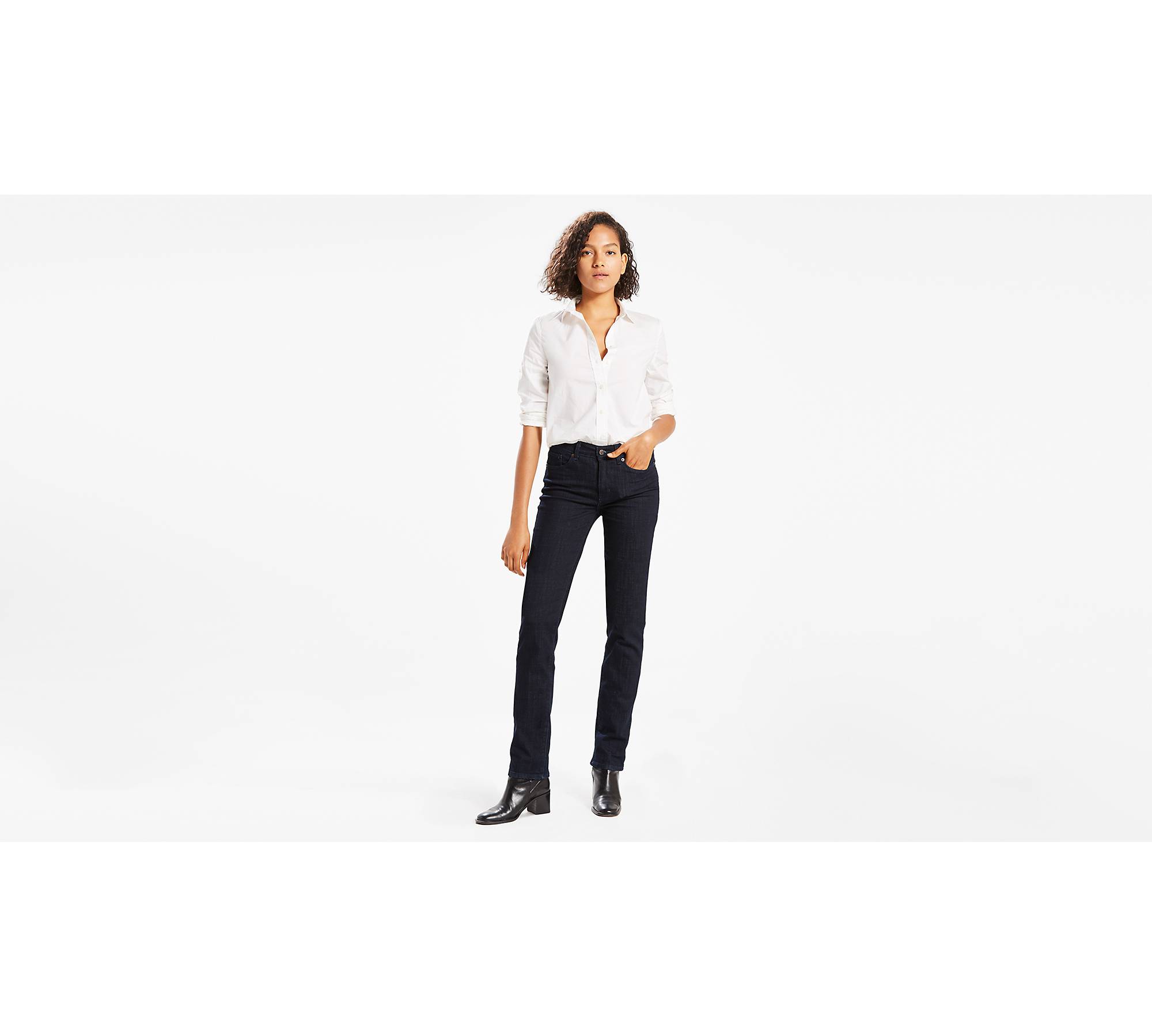 Classic Straight Fit - US Women\'s Levi\'s® | Wash Dark Jeans